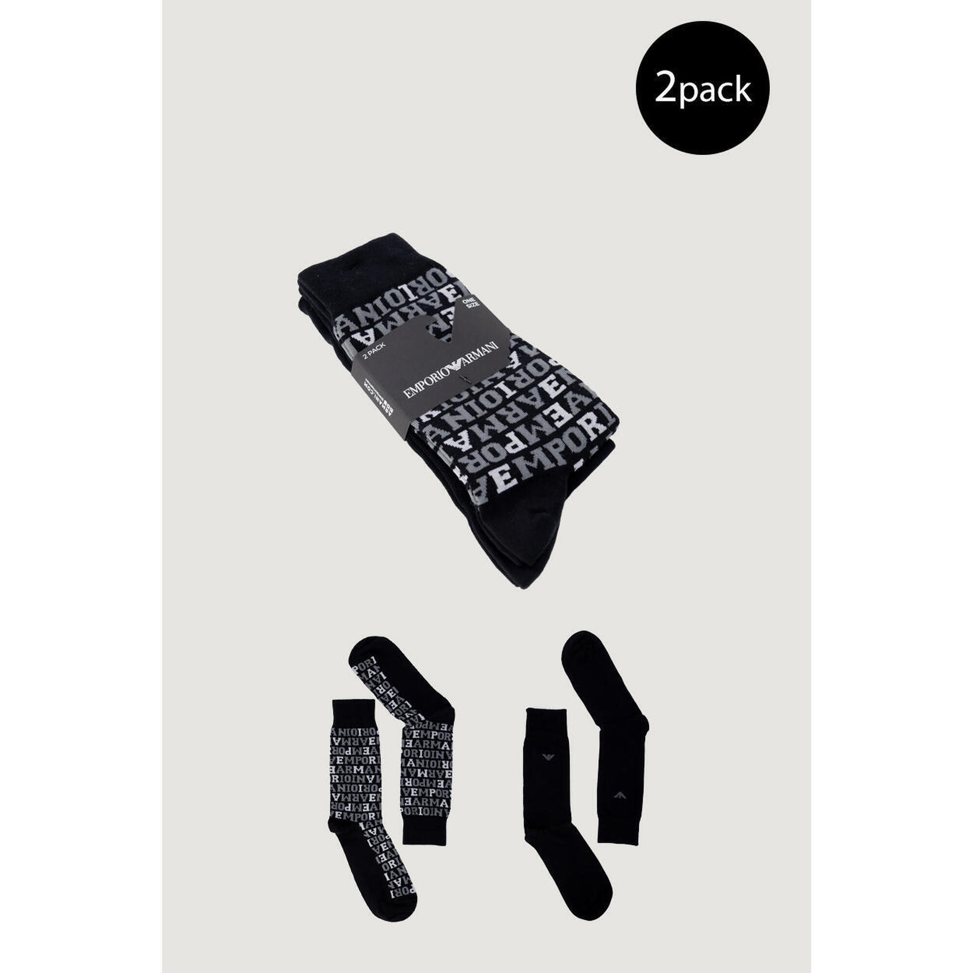 Skarpetki Mężczyzna EMPORIO ARMANI CONNECTED 2PACK