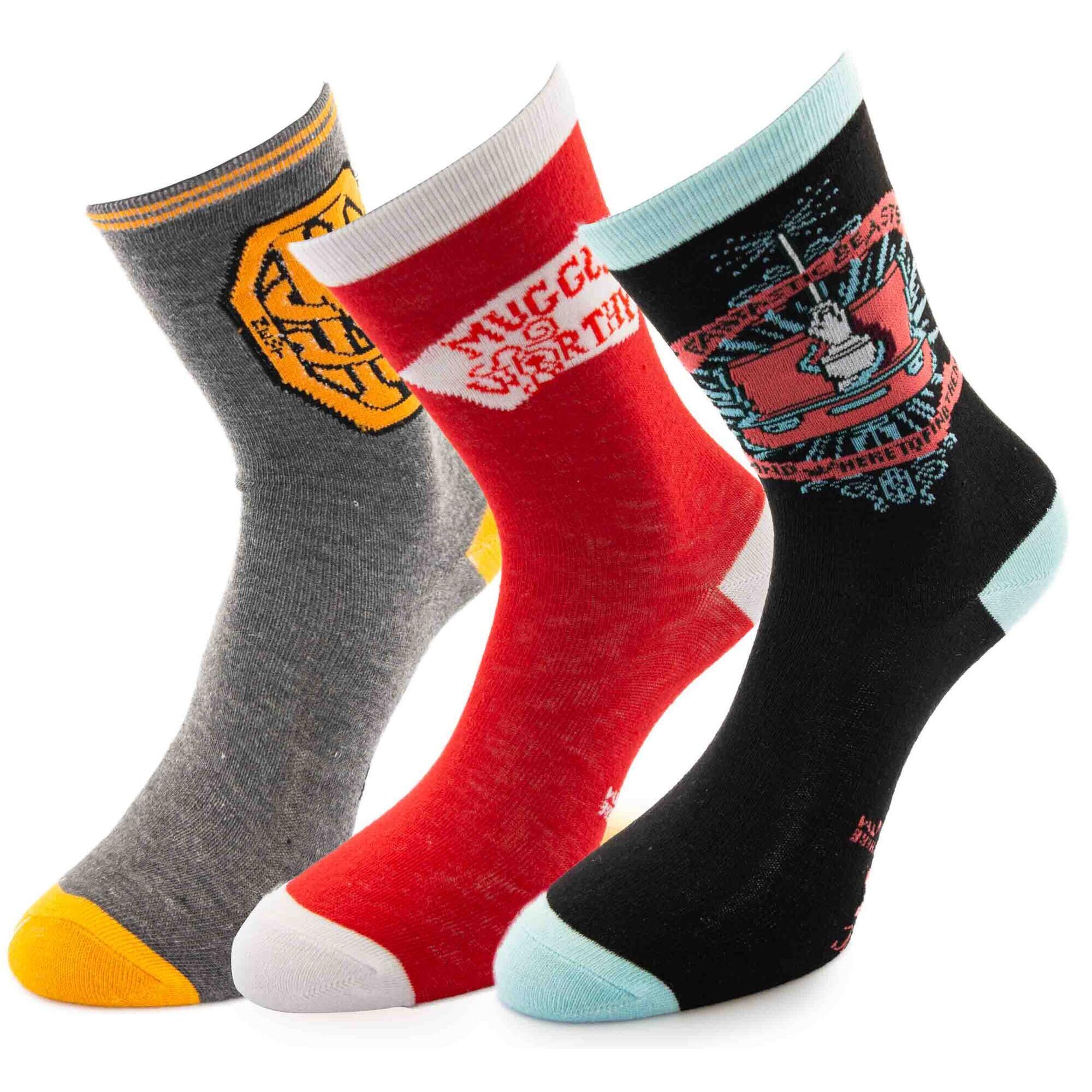 Skarpetki Harry Potter Newt Scamander - 3 Pary Bawełniane Unisex