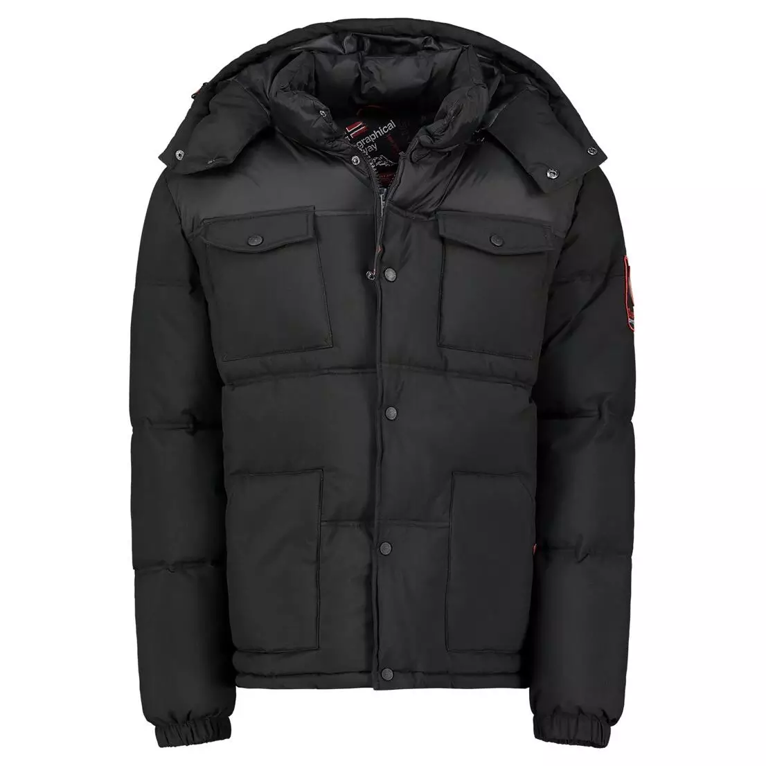 Kurtka męska Geographical Norway BAREDA DB BLACK MEN 096 BLACK (WY3882H/GN-NOIR)