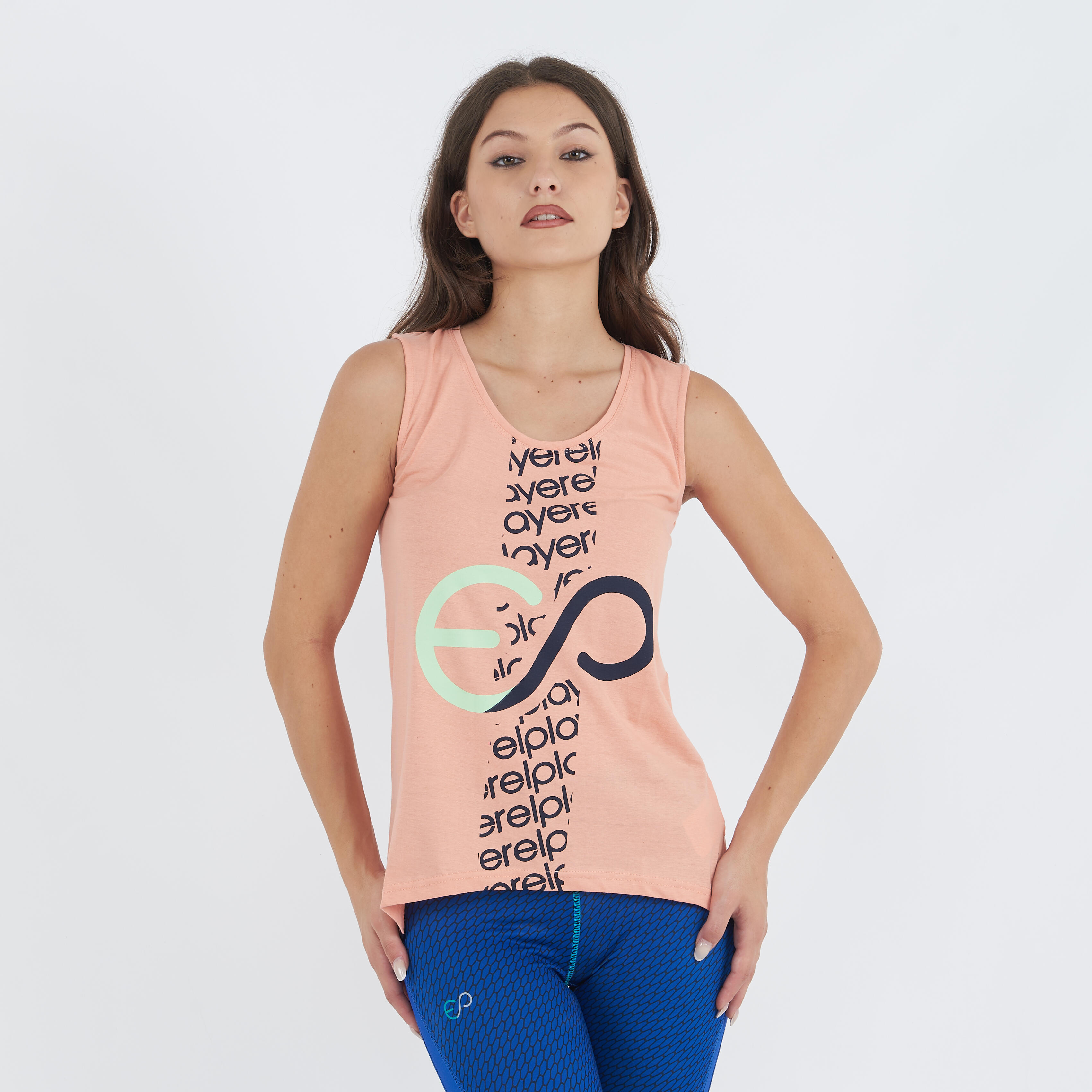 Top treningowy BUBLE z bawełny damski