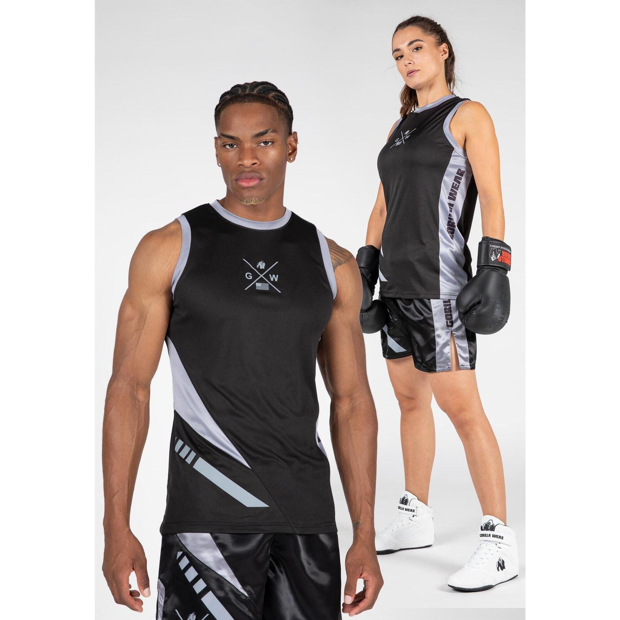 Hornell Top bez rękawów - Czarny/Szary