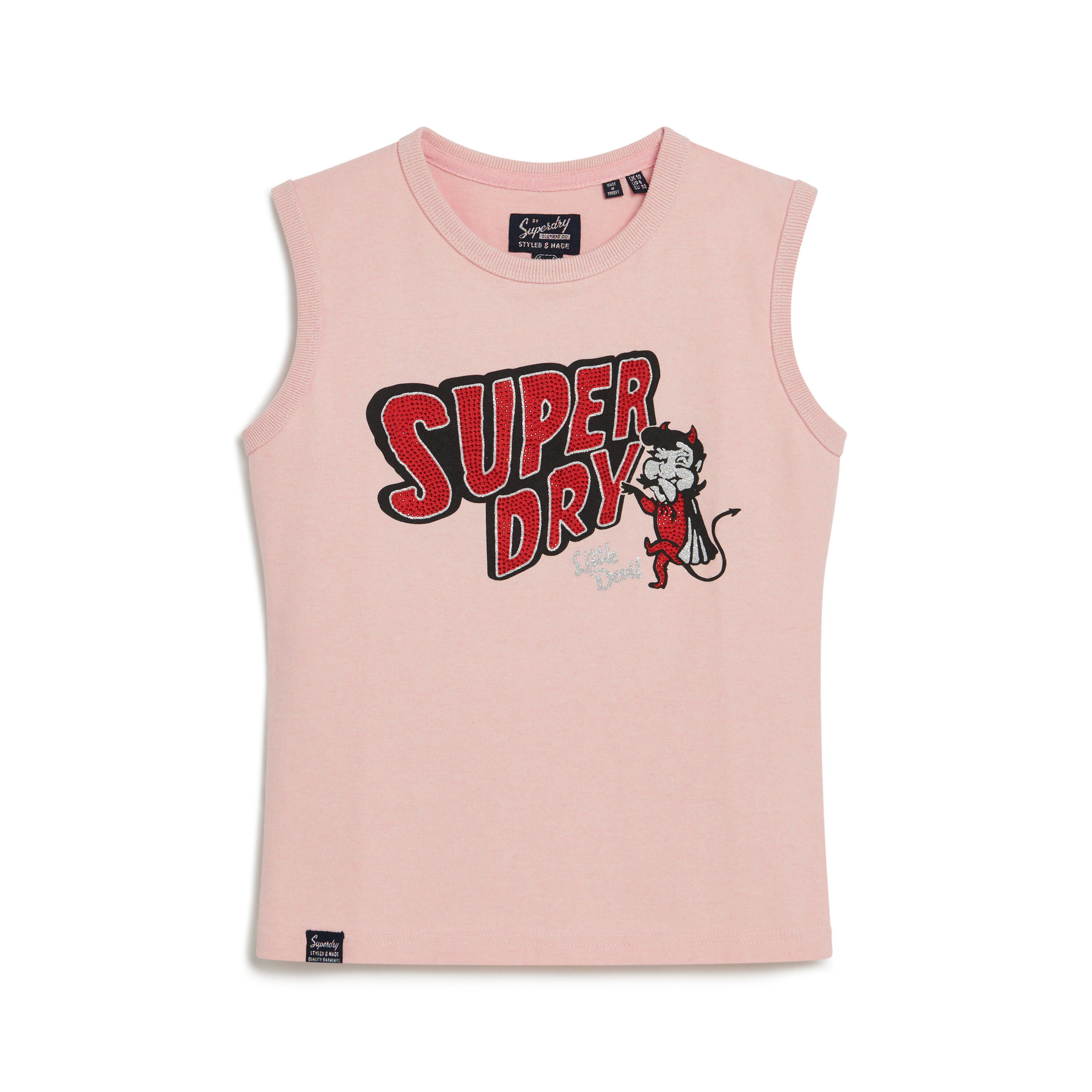 Damski wąski tank top Superdry Retro