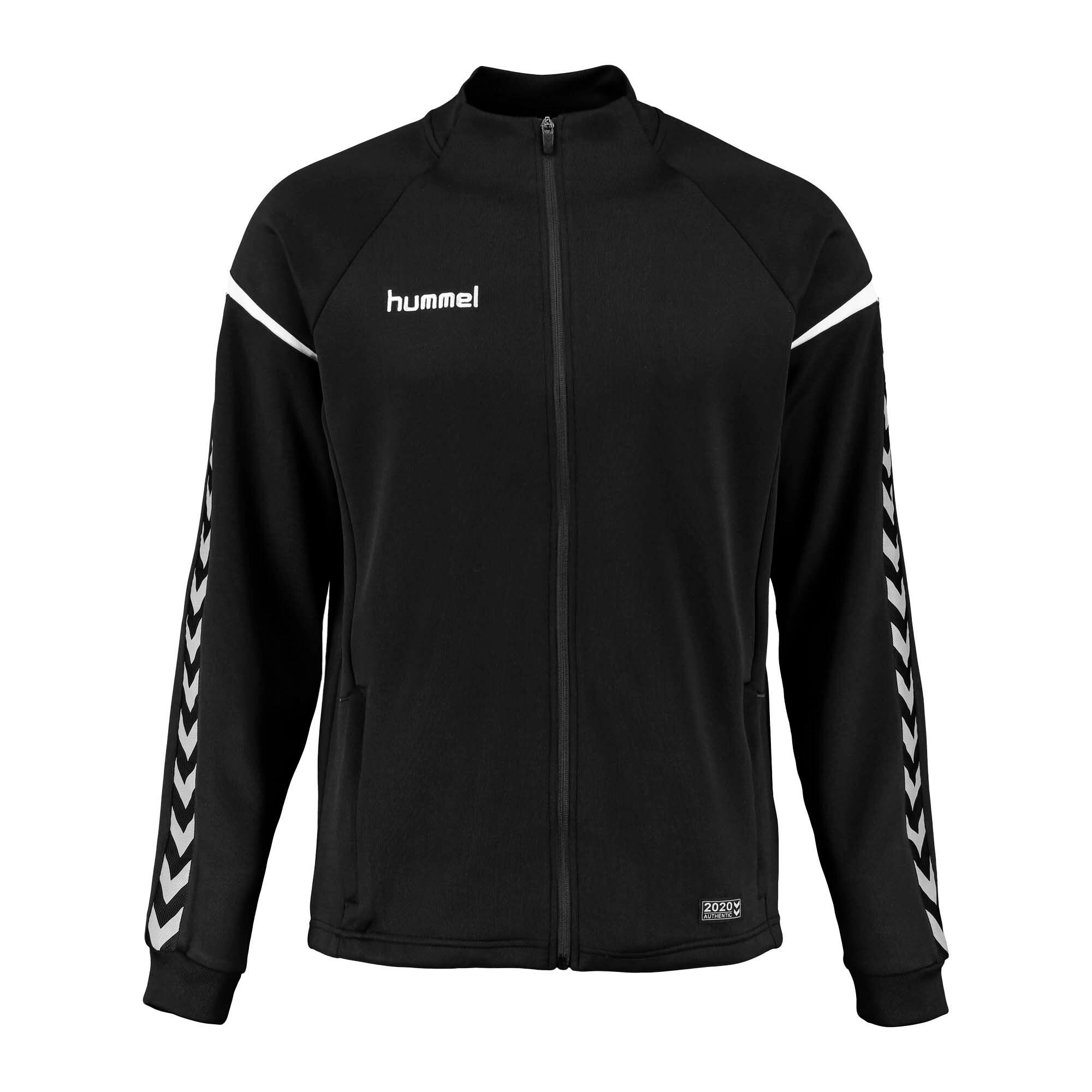 Bluza sportowa Hummel Authentic Charge Kids Poly Zip Jacket czarna