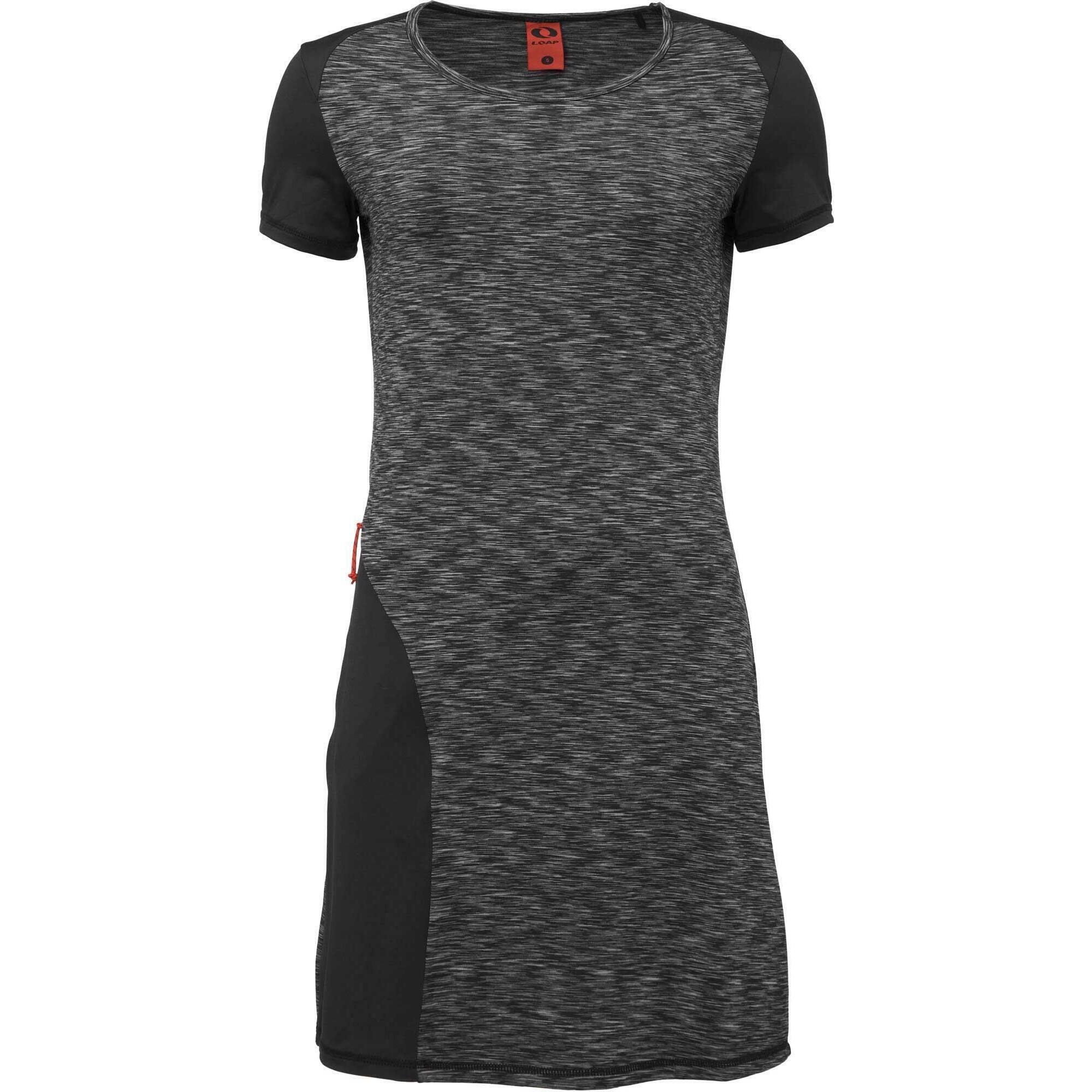 Sukienka damska LOAP Mapsa Szaro-Czarna, S