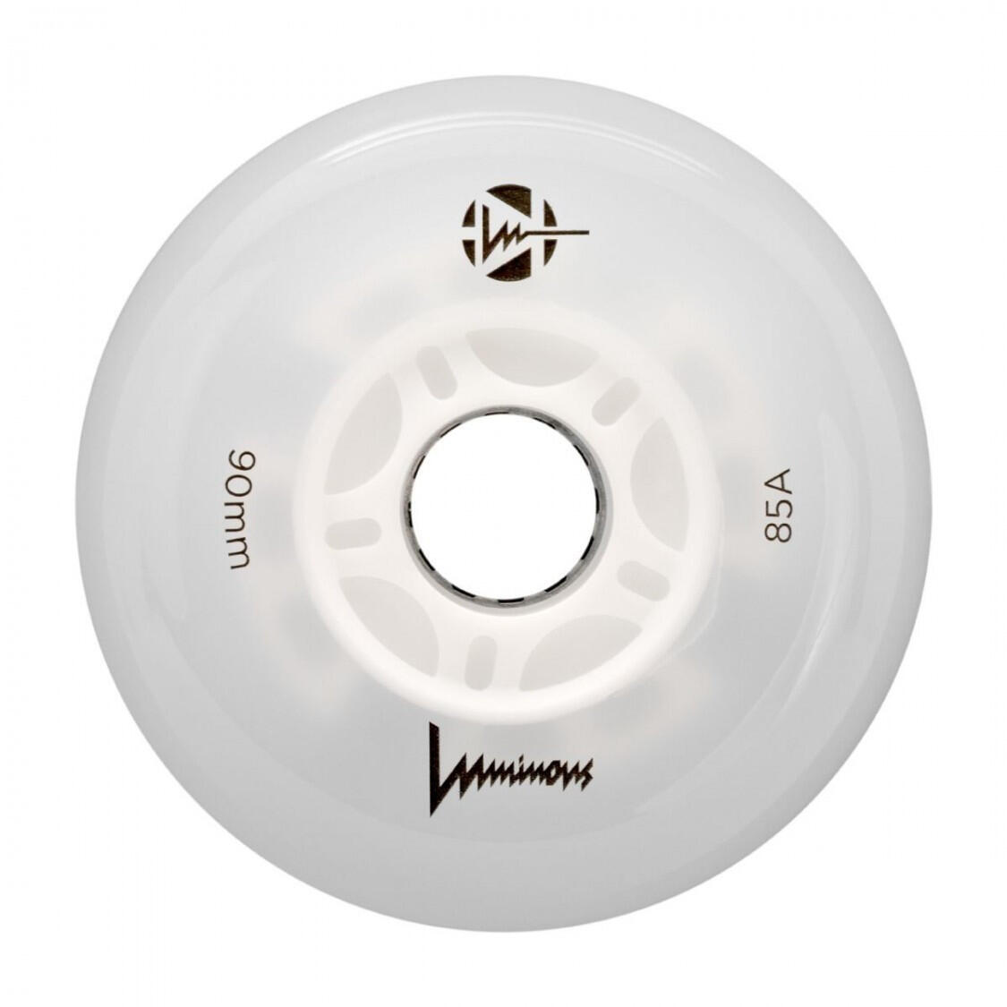 4 kółka do rolek fitness Luminous LED 84mm/85a świecące