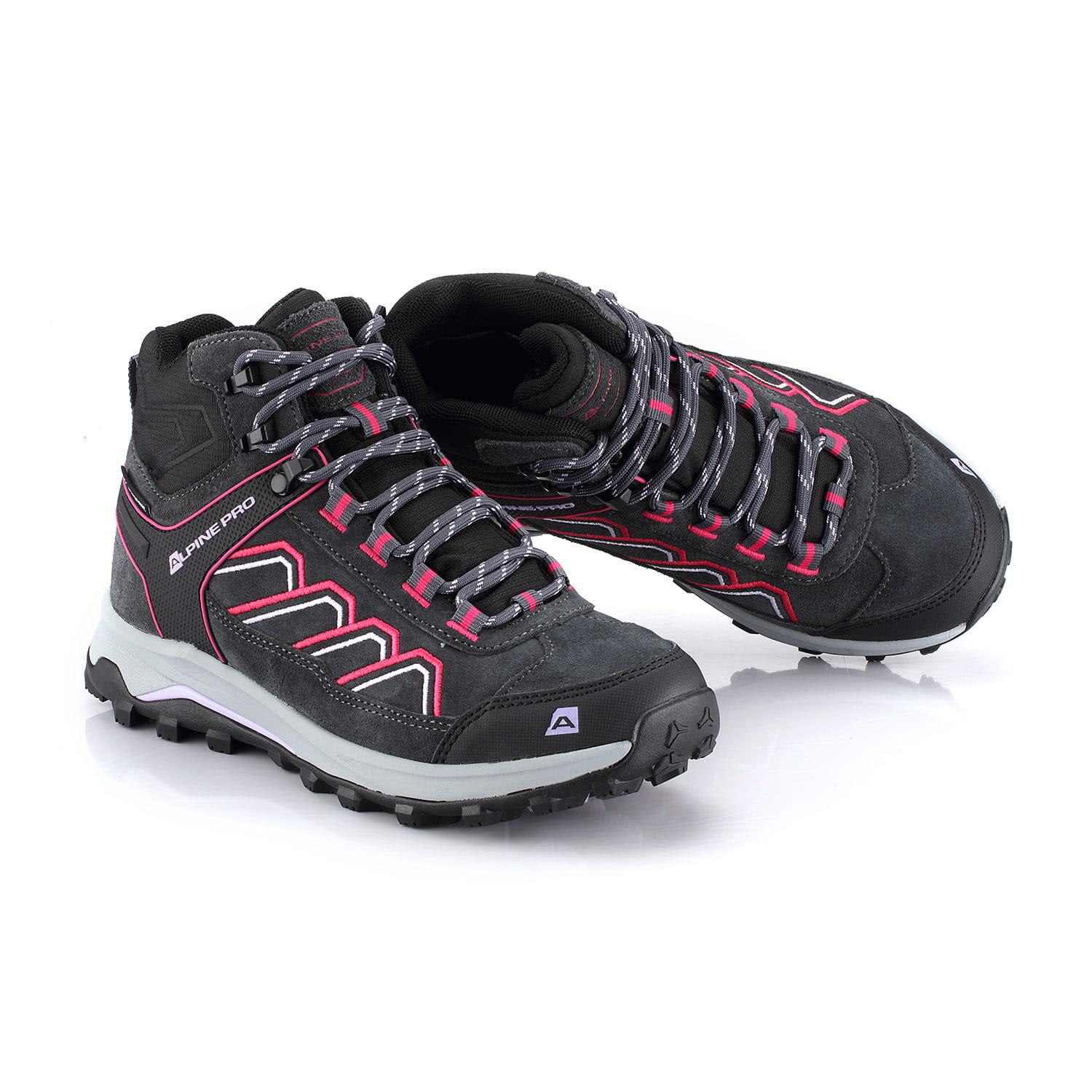 Wysokie buty turystyczne skórzane damskie Alpine Pro Wuteve