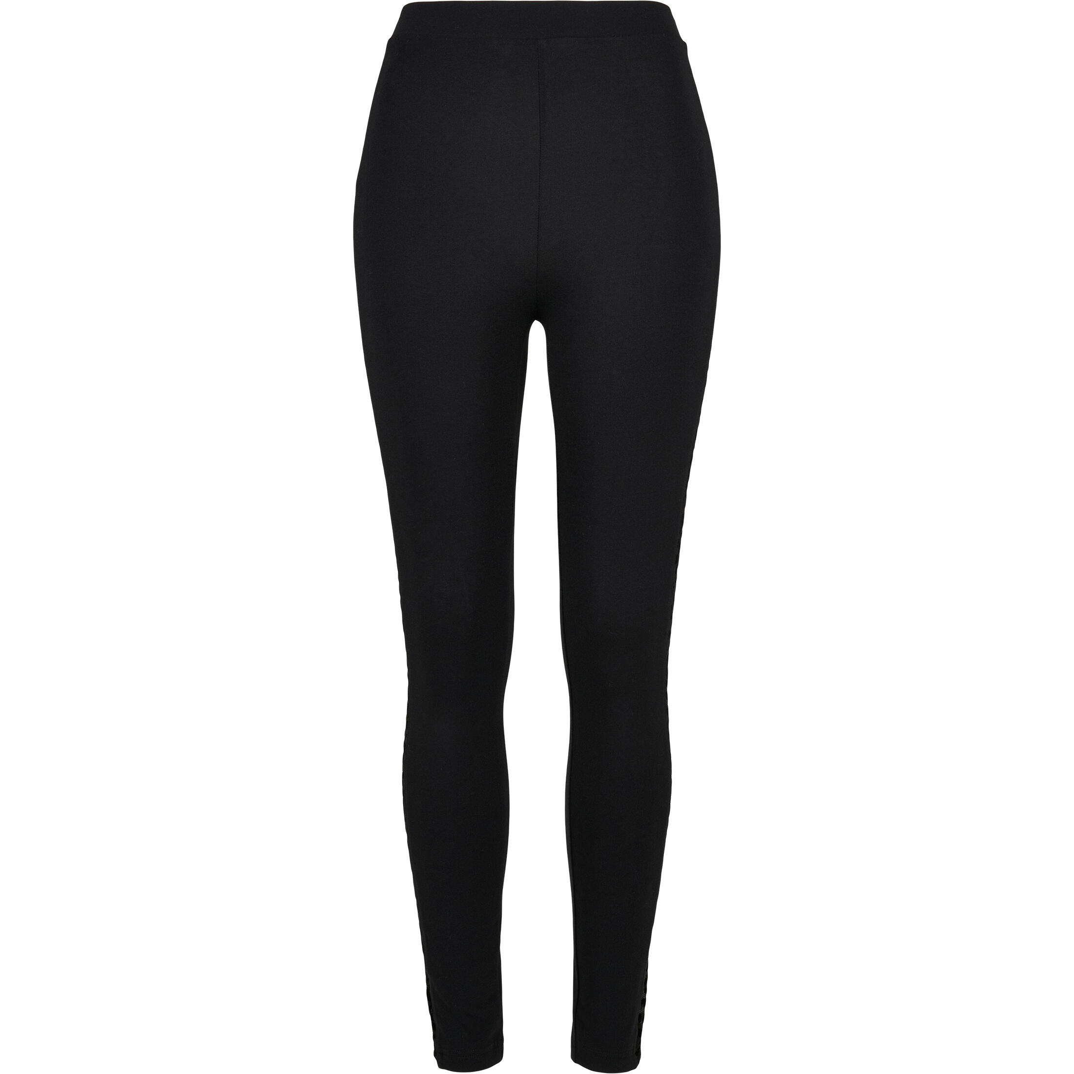 Legginsy damskie Urban Classics flock lace stripe