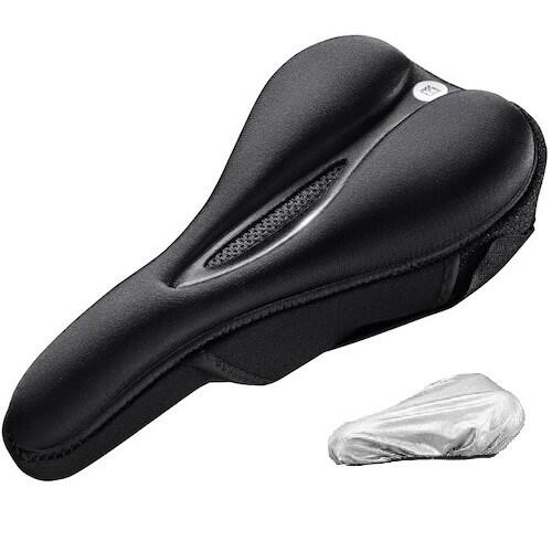 Żelowy pokrowiec na siodełko rowerowe z ochroną na deszcz Rockbros.