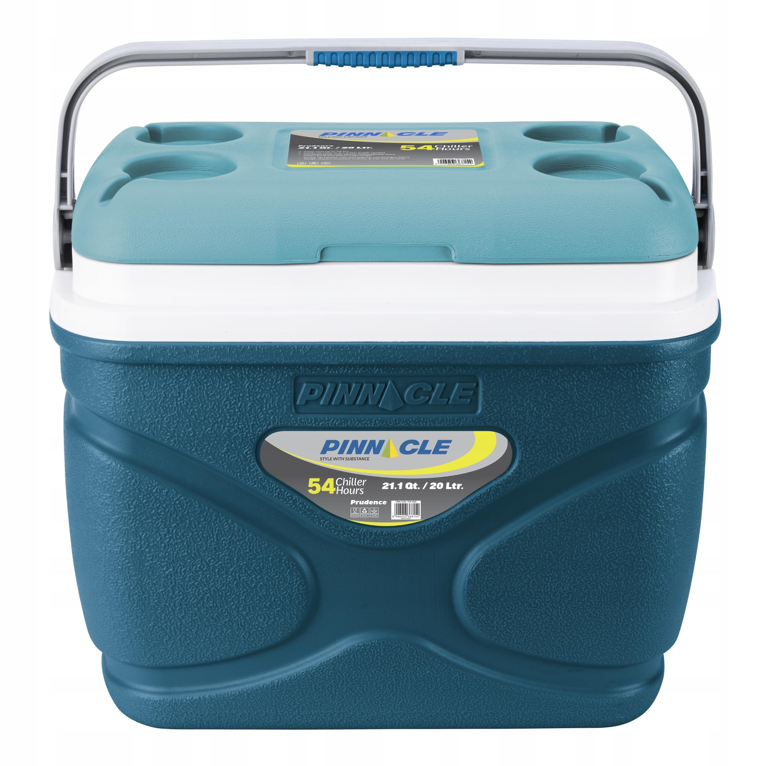 Lodówka Turystyczna na wkłady mrożące do auta 20L PINNACLE Prudence Zielona