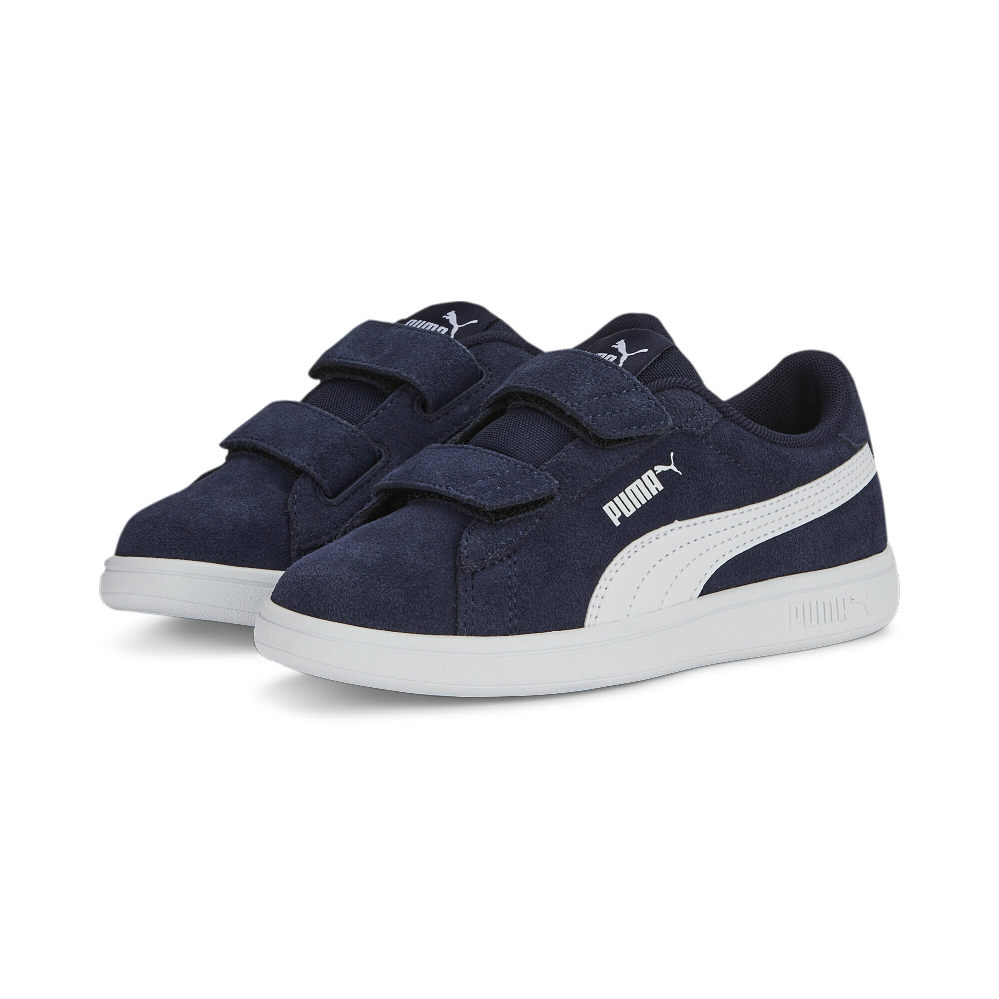 Dziecięce Sneakersy Smash 3.0 Suede PUMA Navy White Blue
