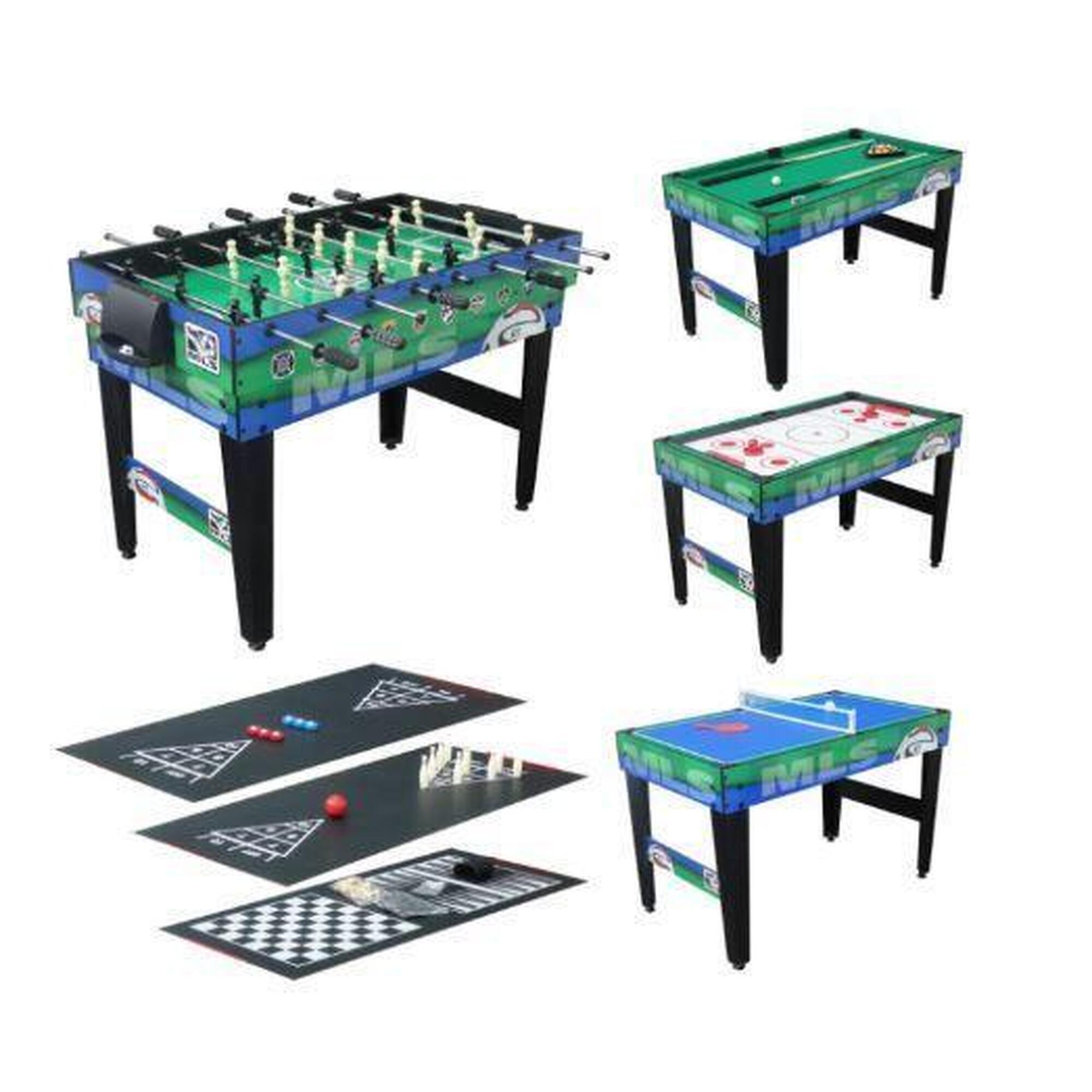 Multi-Stół do gier 12w1 Piłkarzyki Ping-Pong