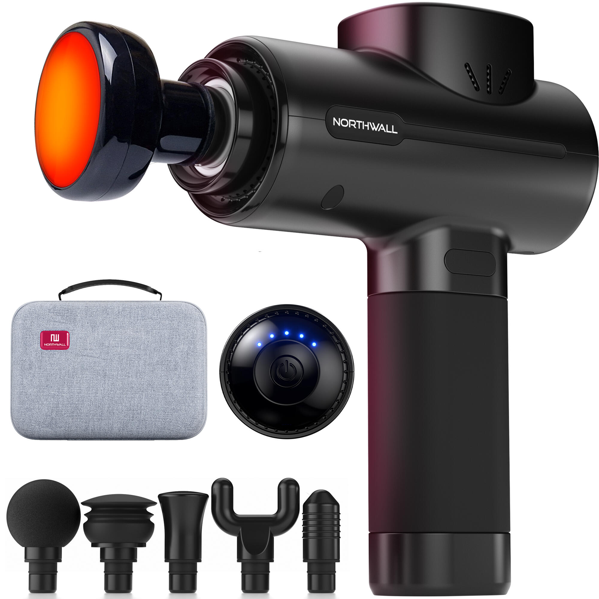 Masażer Wibracyjny Northgun PRO z opcja ogrzewania - profesjonalny Massage Gun