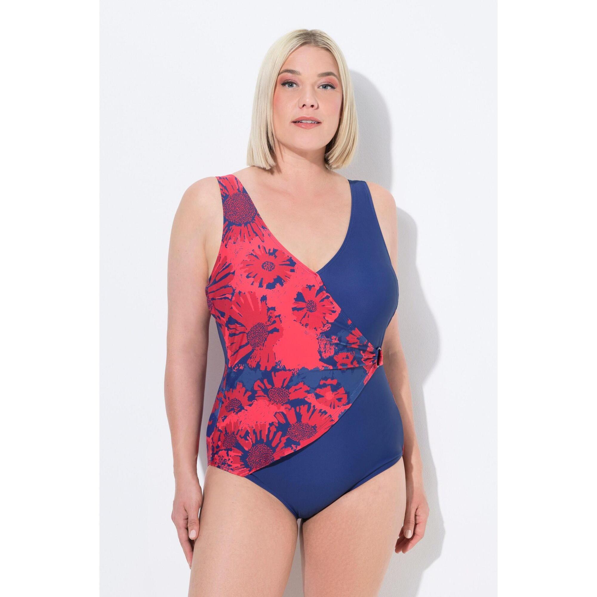 Damskie Strój kąpielowy kopertowy styl miękkie miseczki ozdobna sprzączka