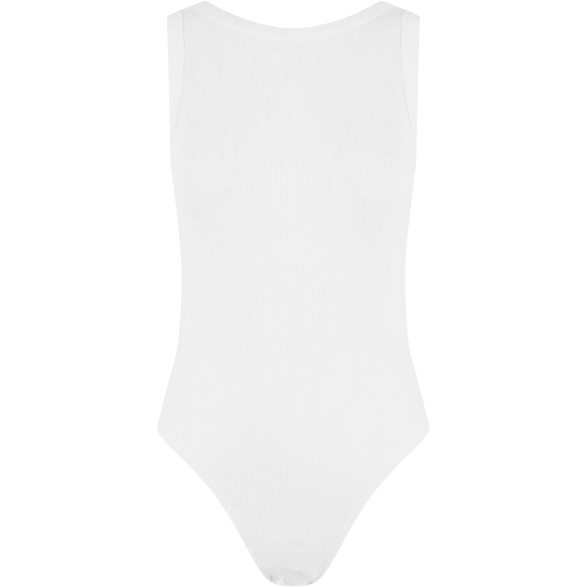 Body Żebrowane Damskie Na Ramiączkach (zestaw 2 Sztuk)