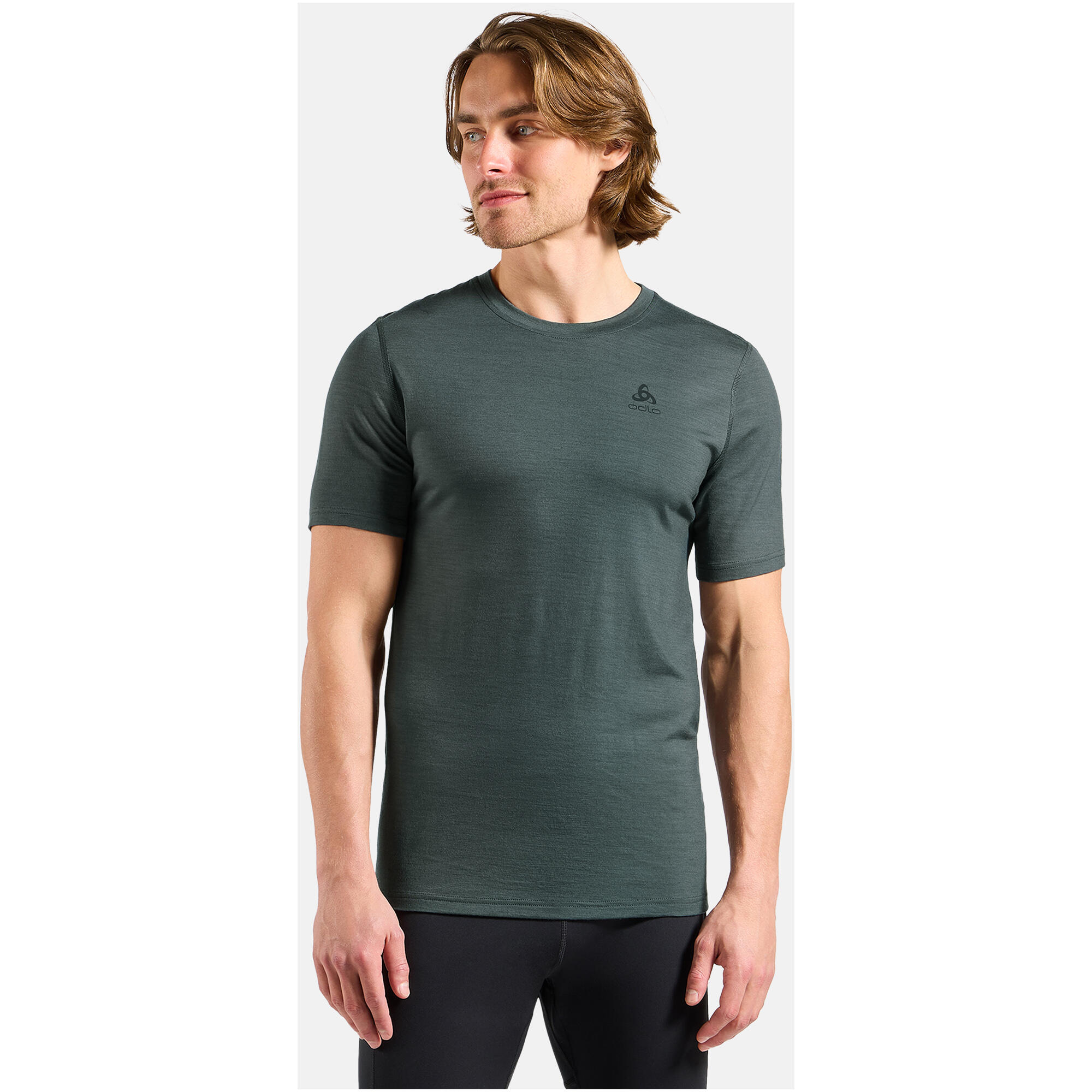 Bielizna termoaktywna z długim rękawem Odlo BL TOP crew neck s/s MERINO 200