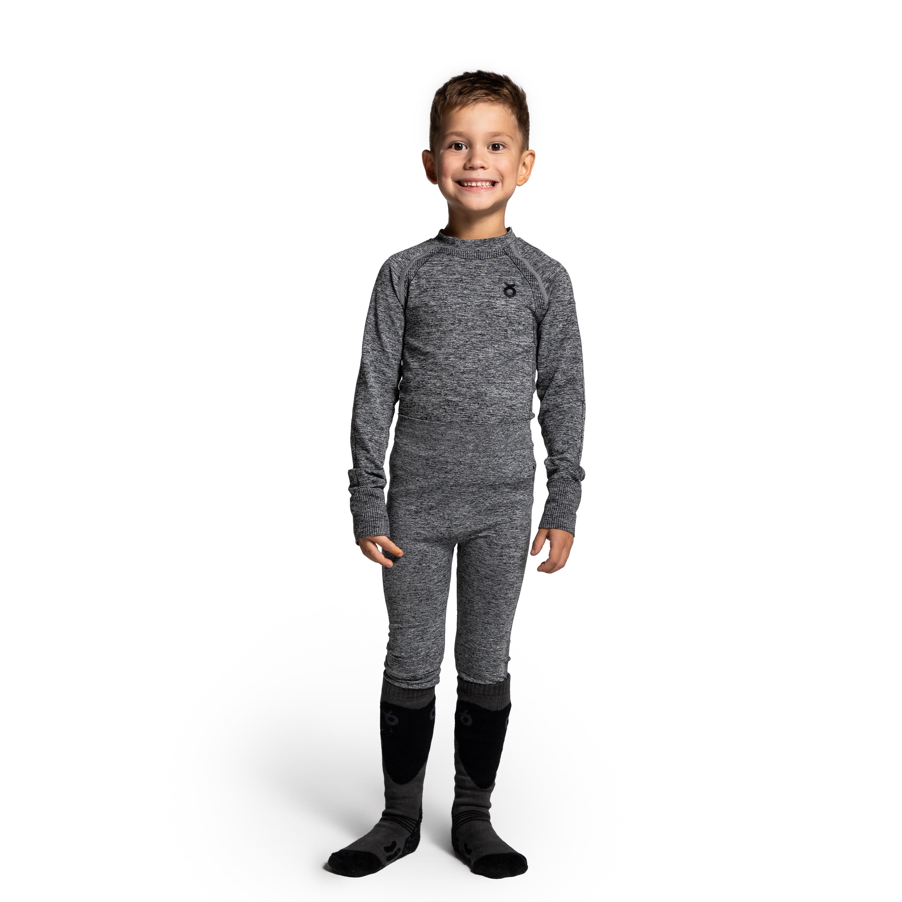 Legginsy termoaktywne narciarskie dziecięce Lemon Explore ZL4