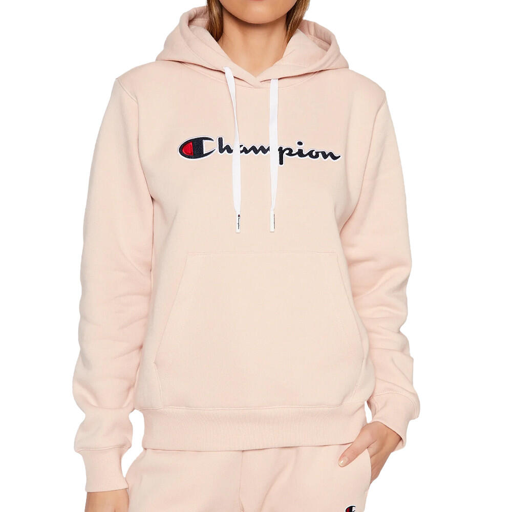 Bluzy sportowa damska Champion Wmns Organic Cotton Blend Script Logo Hoodie