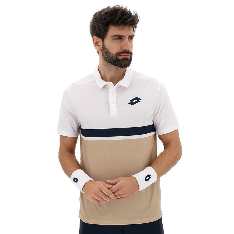 Koszulka tenisowa męska Lotto Polo Tech V-D1 Tee