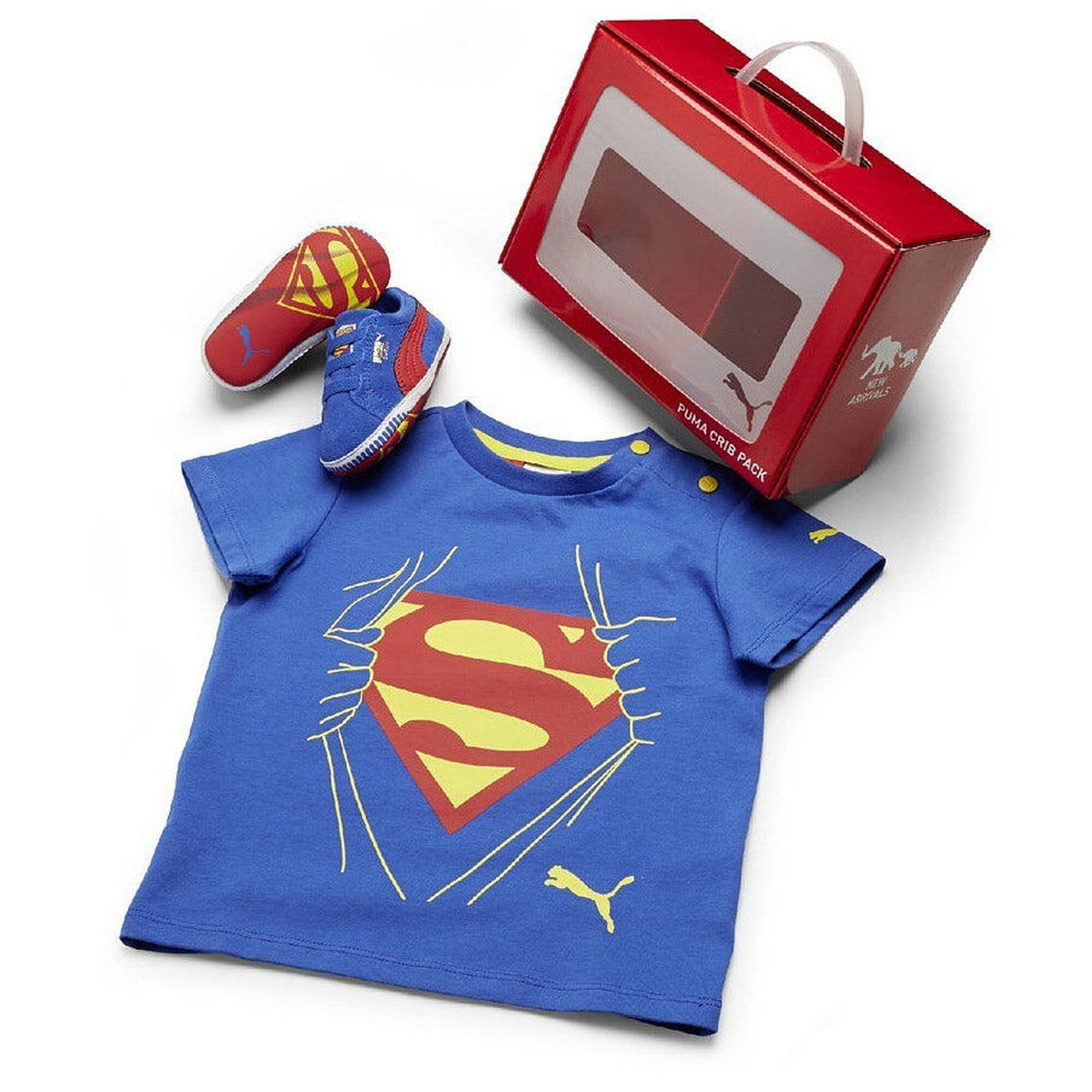 Puma Suede Superman Zestaw dla Niemowląt 0-3 miesiące - Miękki i Ikonowy