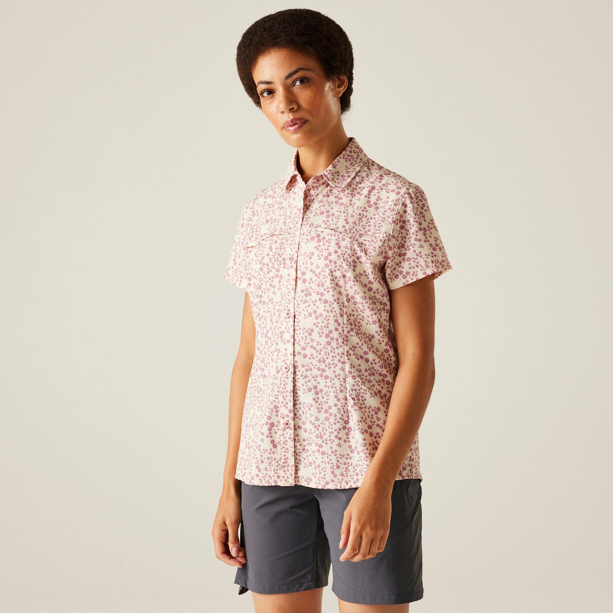 Travel Packaway damska koszula z krótkim rękawem