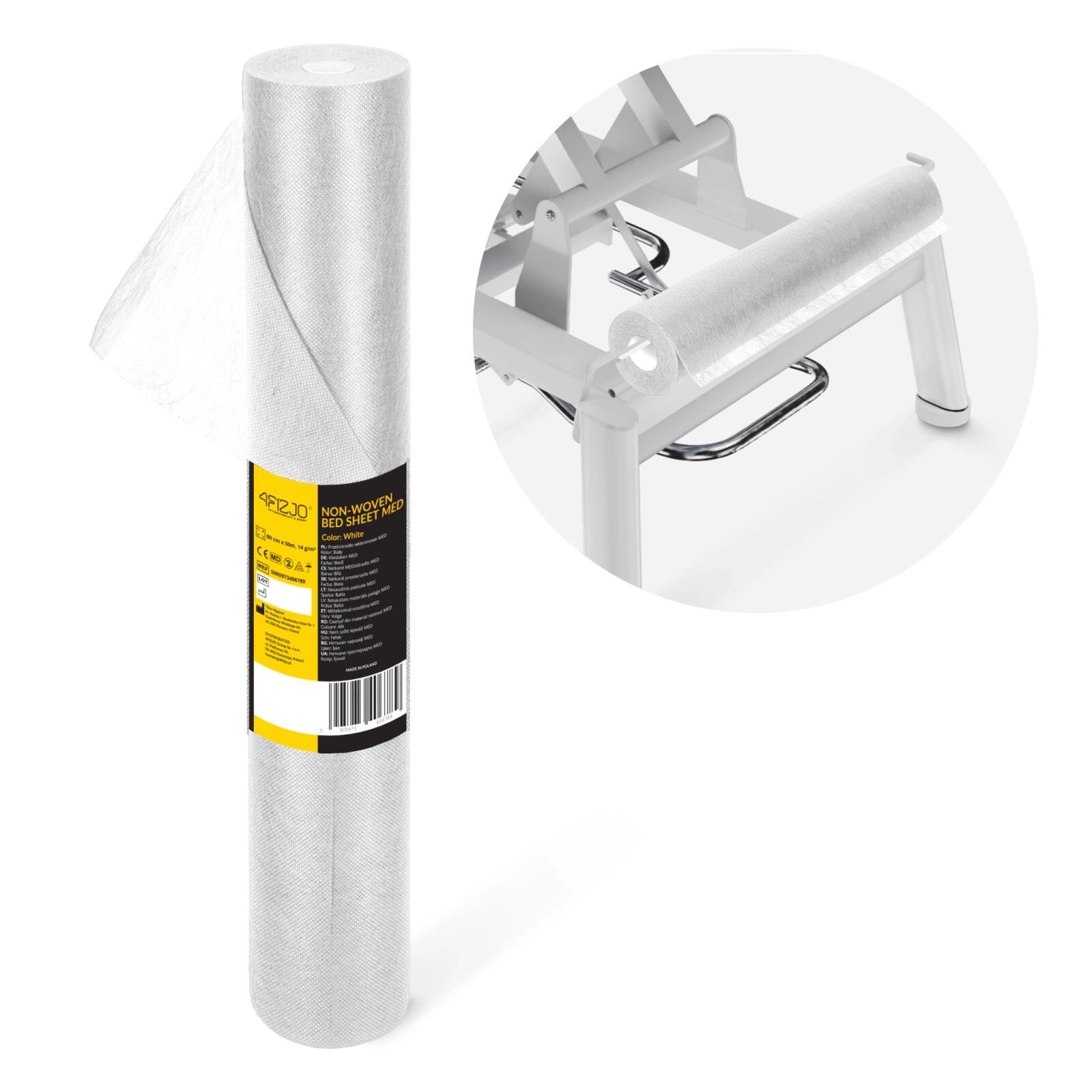 Jednorazowy podkład medyczny w rolce 4FIZJO 60 cm x 50 m