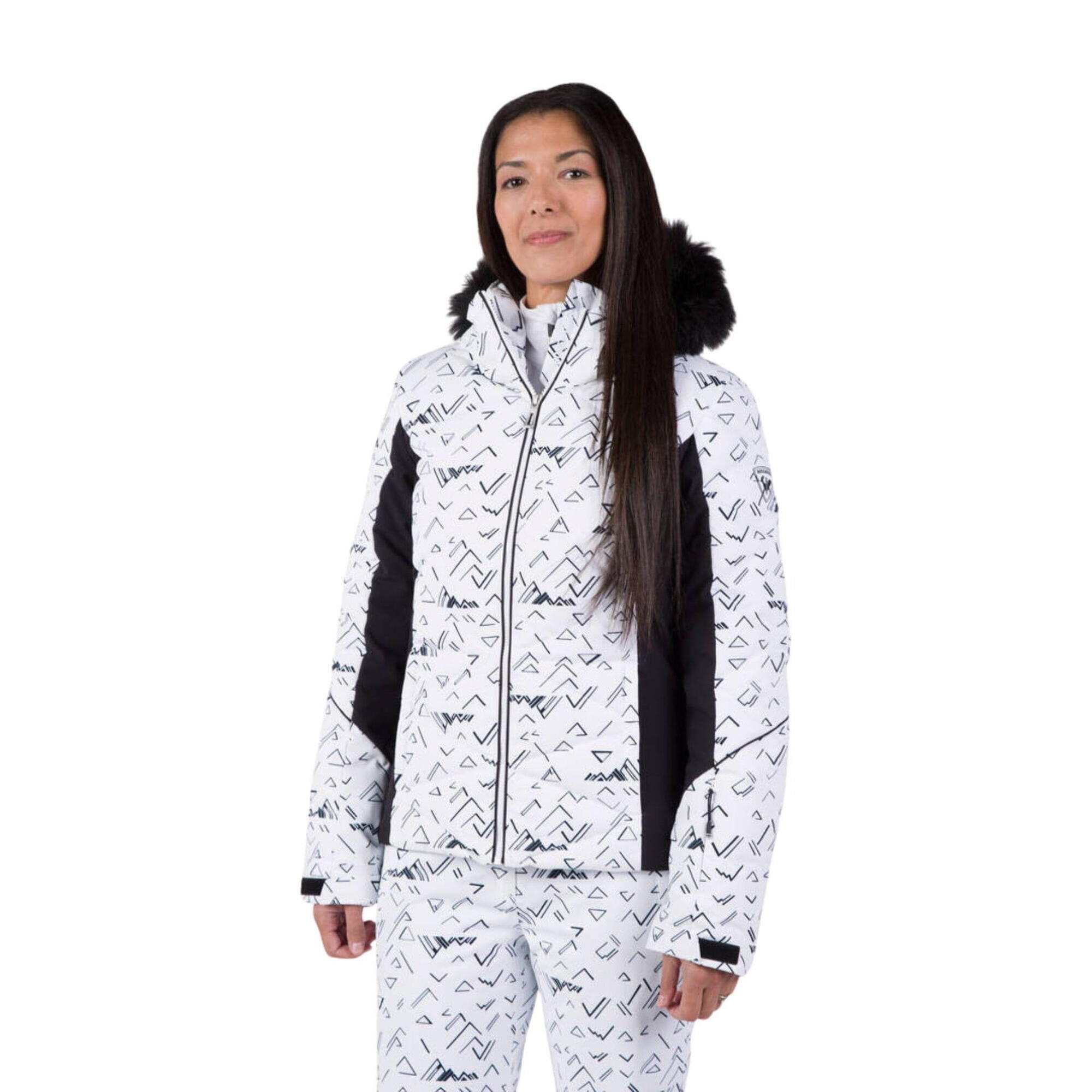 Kurtka narciarska Rossignol damska W Staci PR Puffy JKT biała