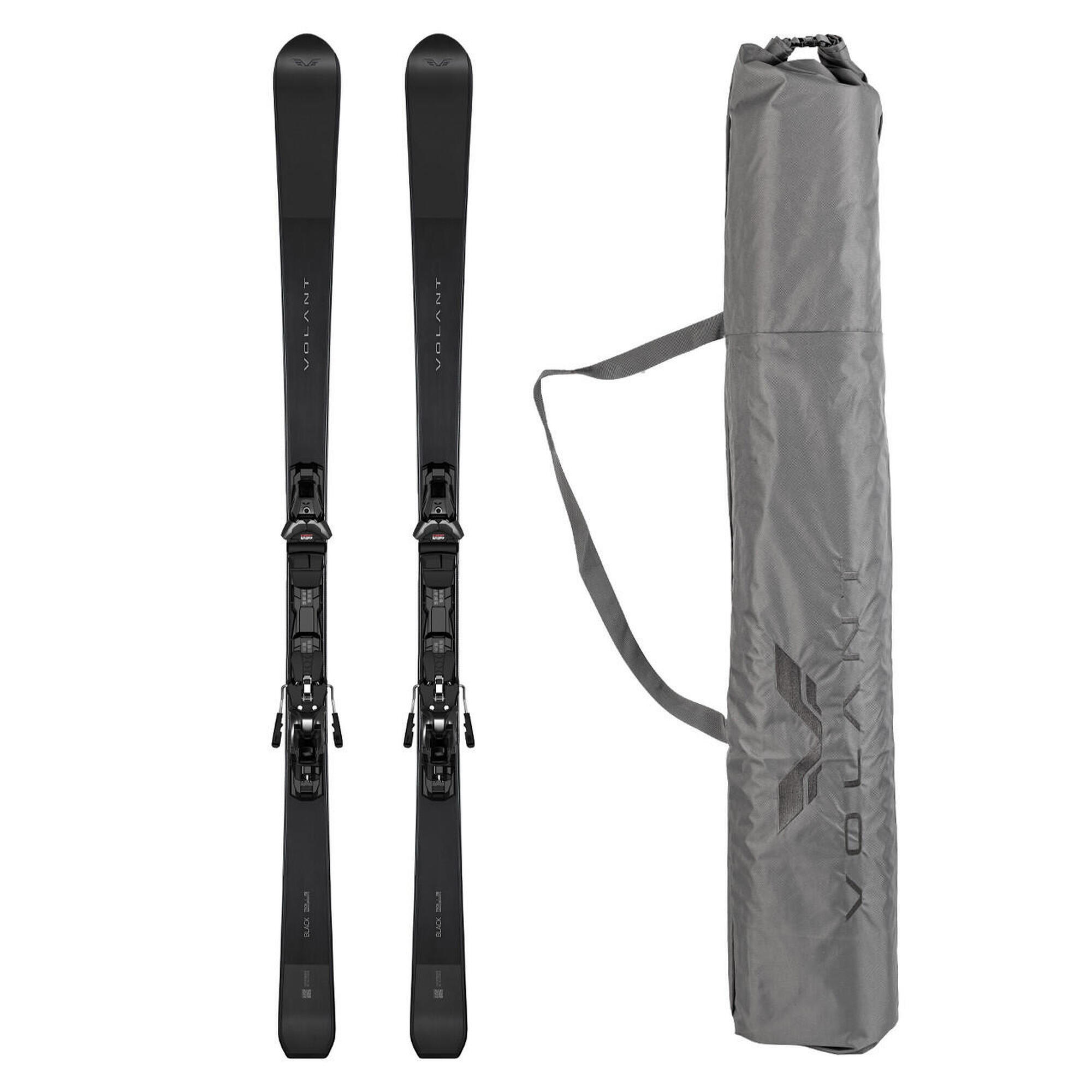 Narty gigantowe VOLANT BLACK + wiązania VOLANT M12 + pokrowiec VOLANT w zestawie