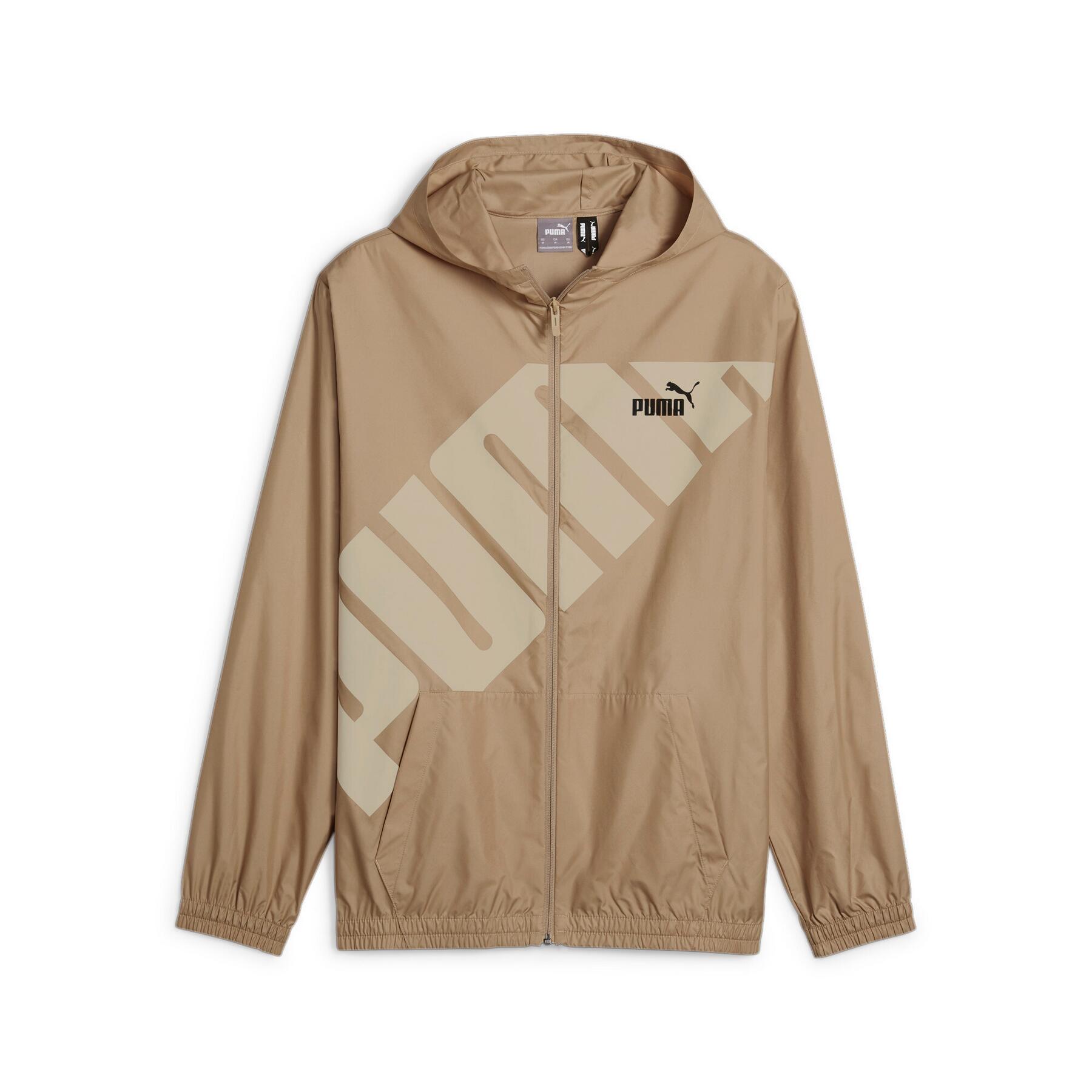 Puma Kurtka Hooded Graphic Windbreaker 62383783