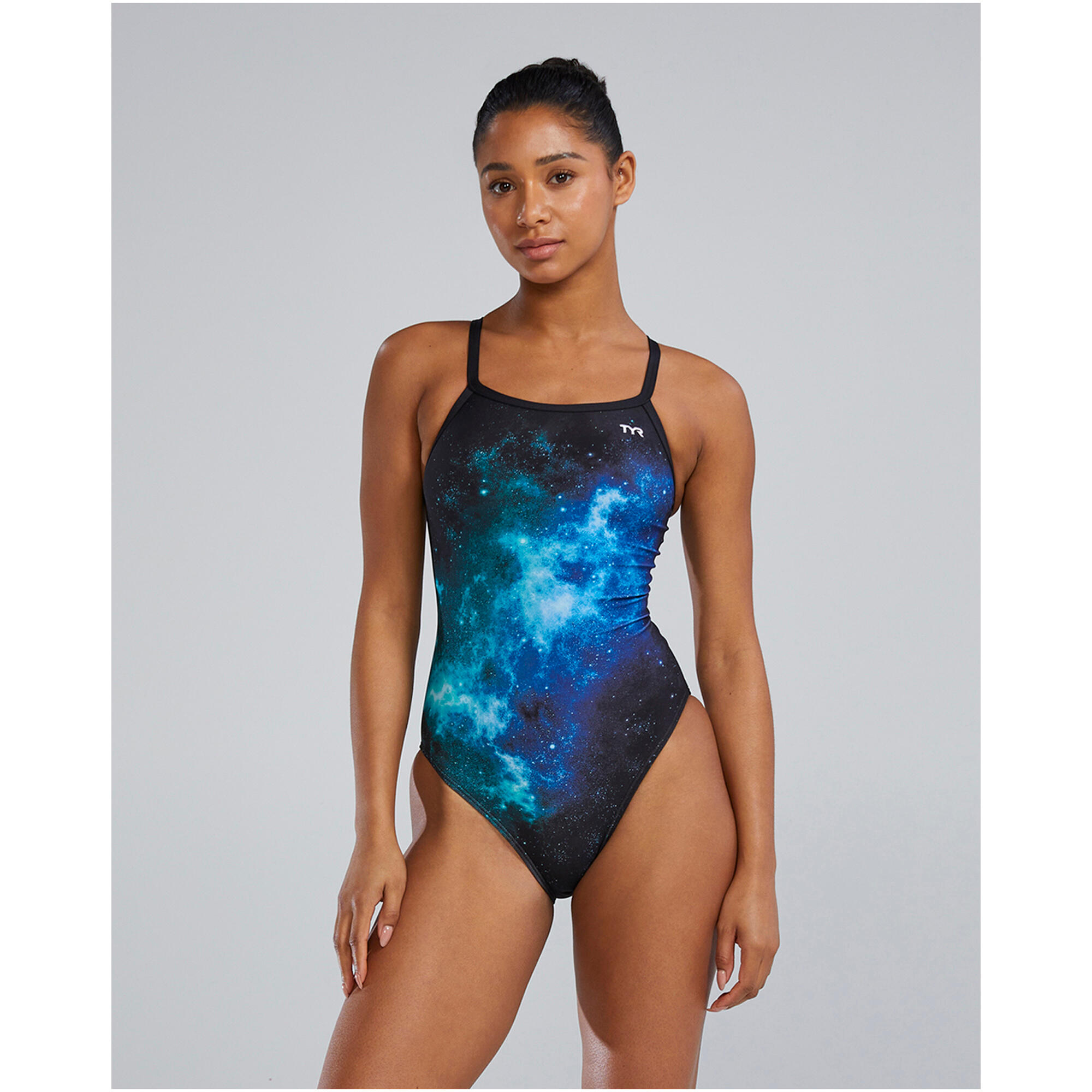 Strój pływacki damski TYR W DMDFIT STARBNE