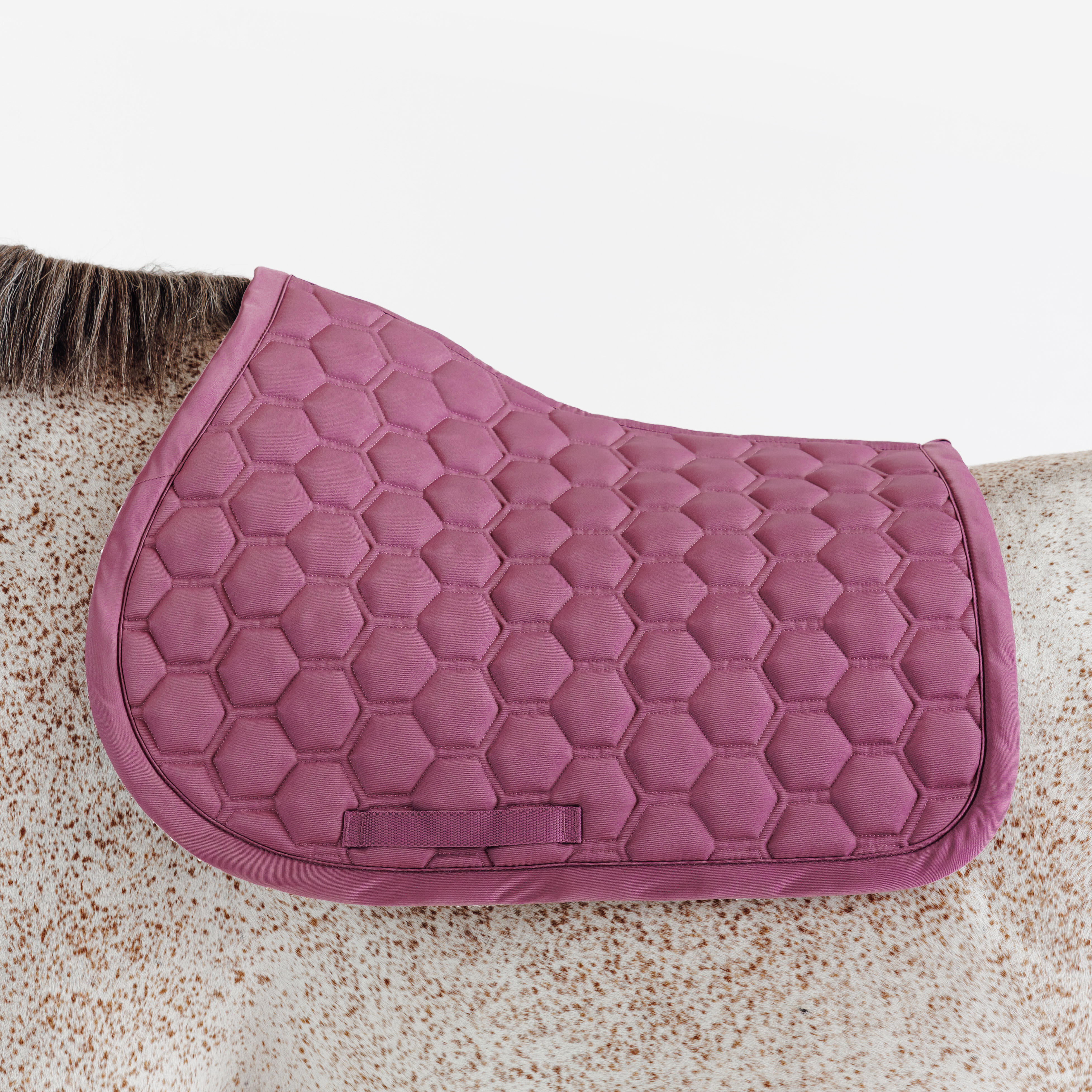 Czaprak jeździecki dla konia 500 - fioletowy