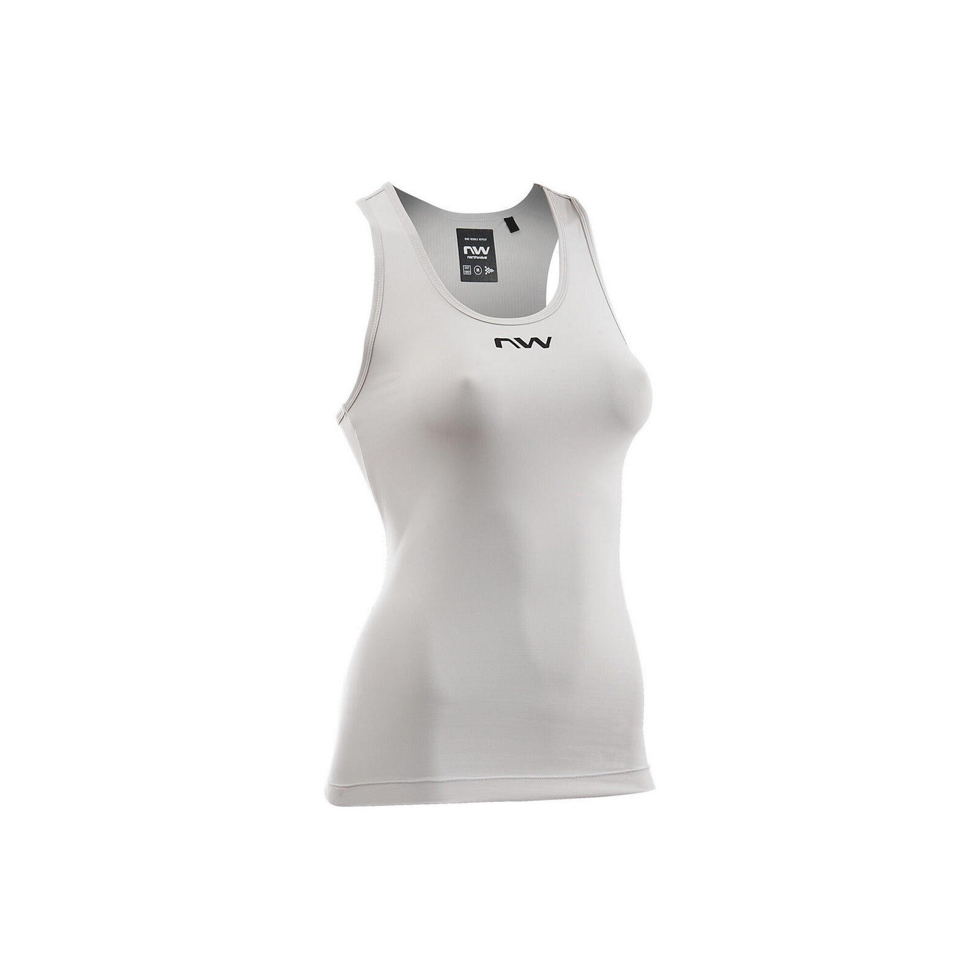 Koszulka rowerowa dla kobiet NORTHWAVE Essence Tank szary