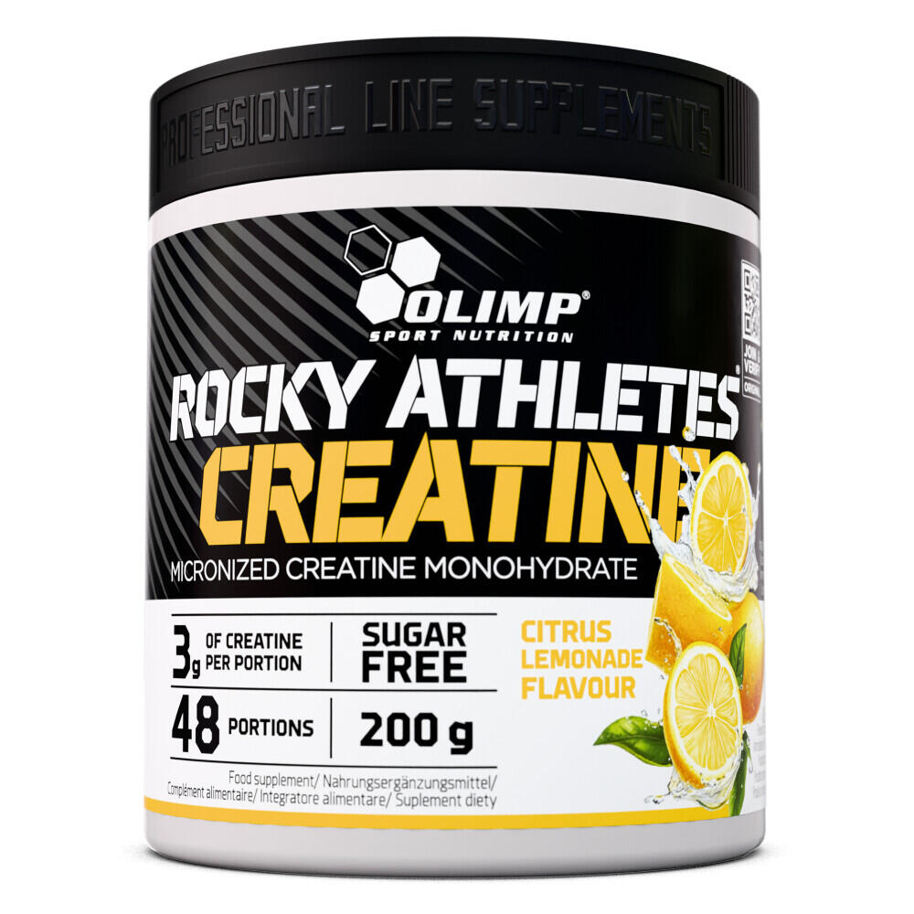 Kreatyna Olimp Rocky Athletes® Creatine - 200 g Citrus Lemonade