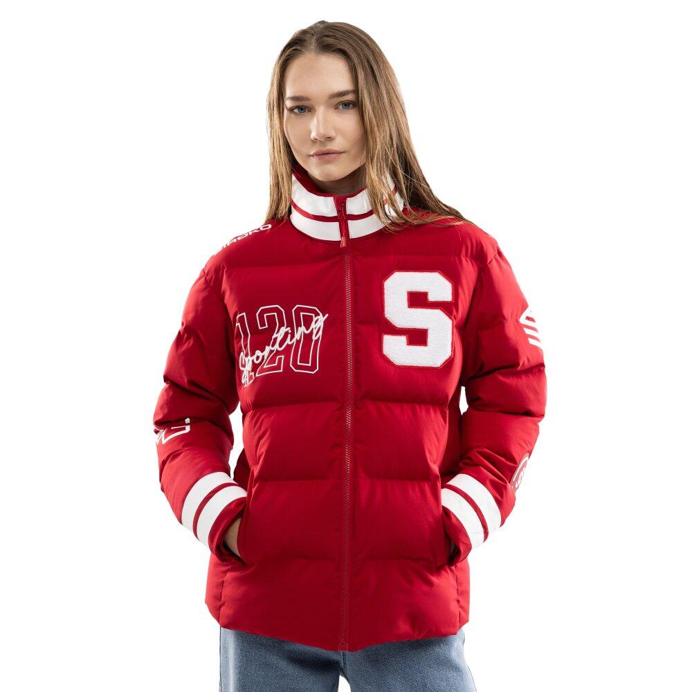 Damska kurtka puchowa 120. rocznica Real Sporting de Gijón Siroko SC120 El Bibi