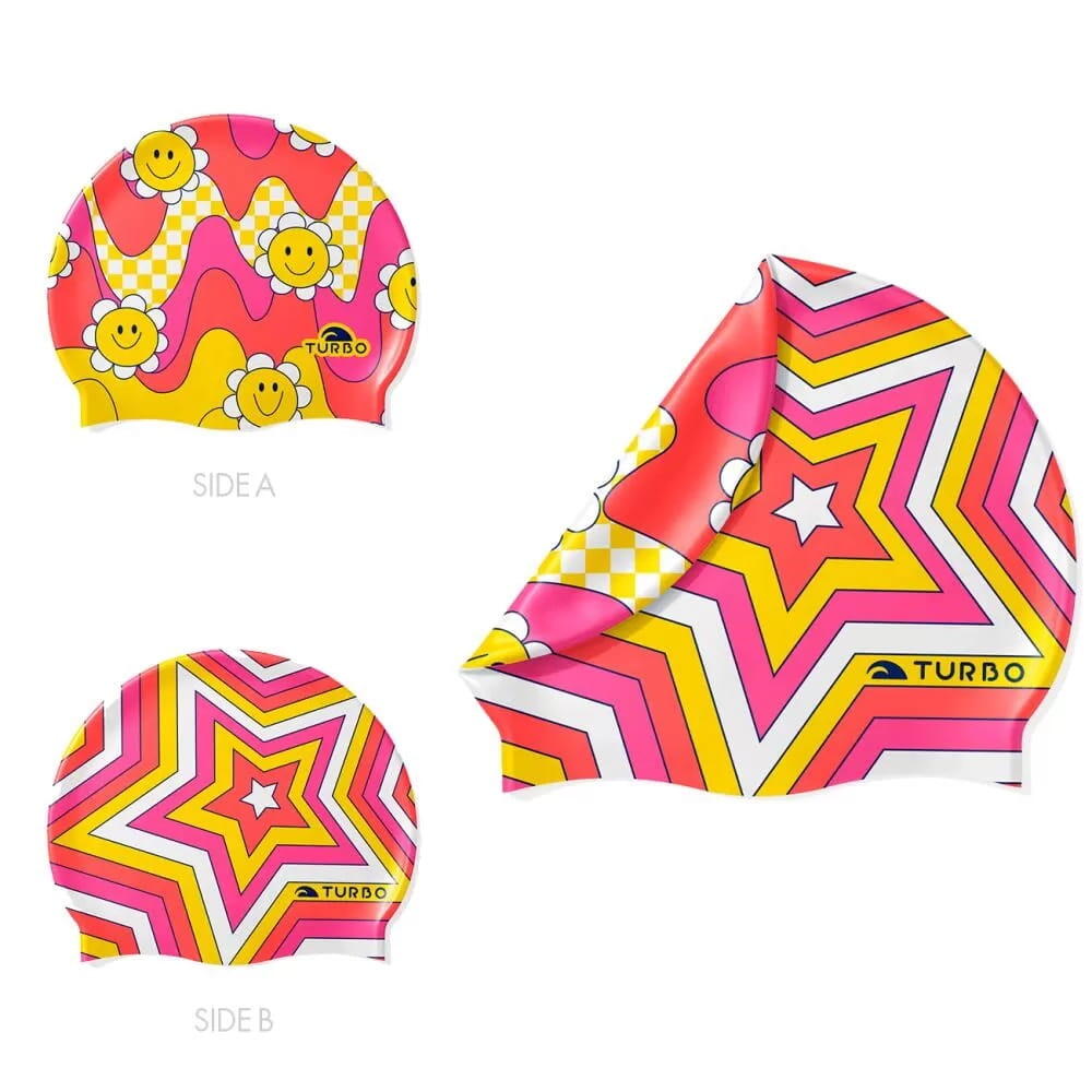 Czepek silikonowy Turbo Groovy Flowers