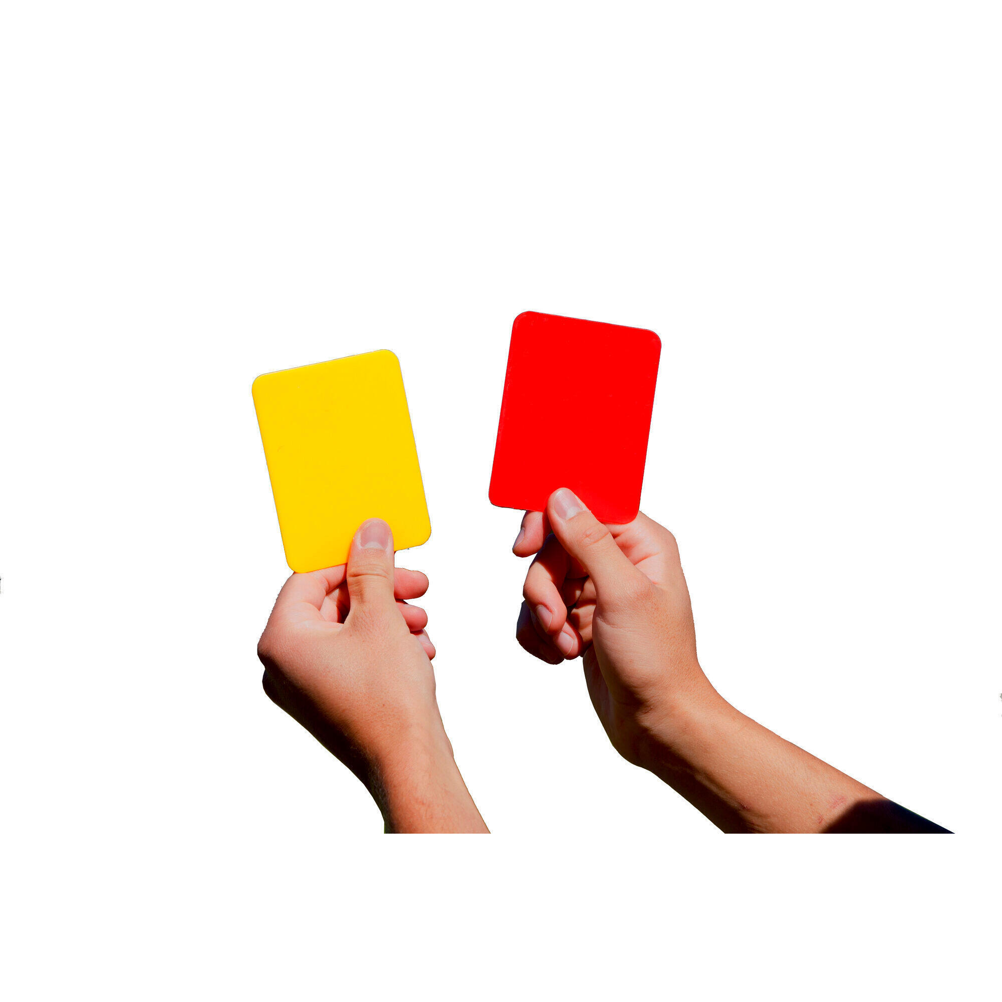Para kart sędziowskich - żółta i czerwona