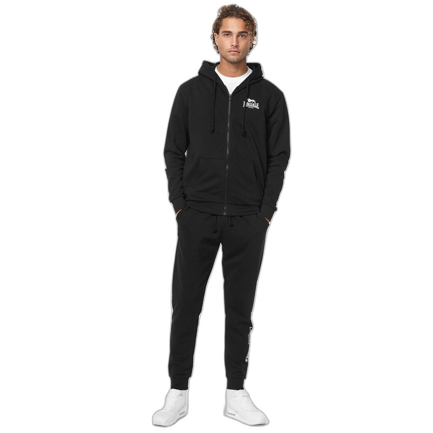 Dres z kapturem o regularnym kroju Lonsdale Lhanbryde