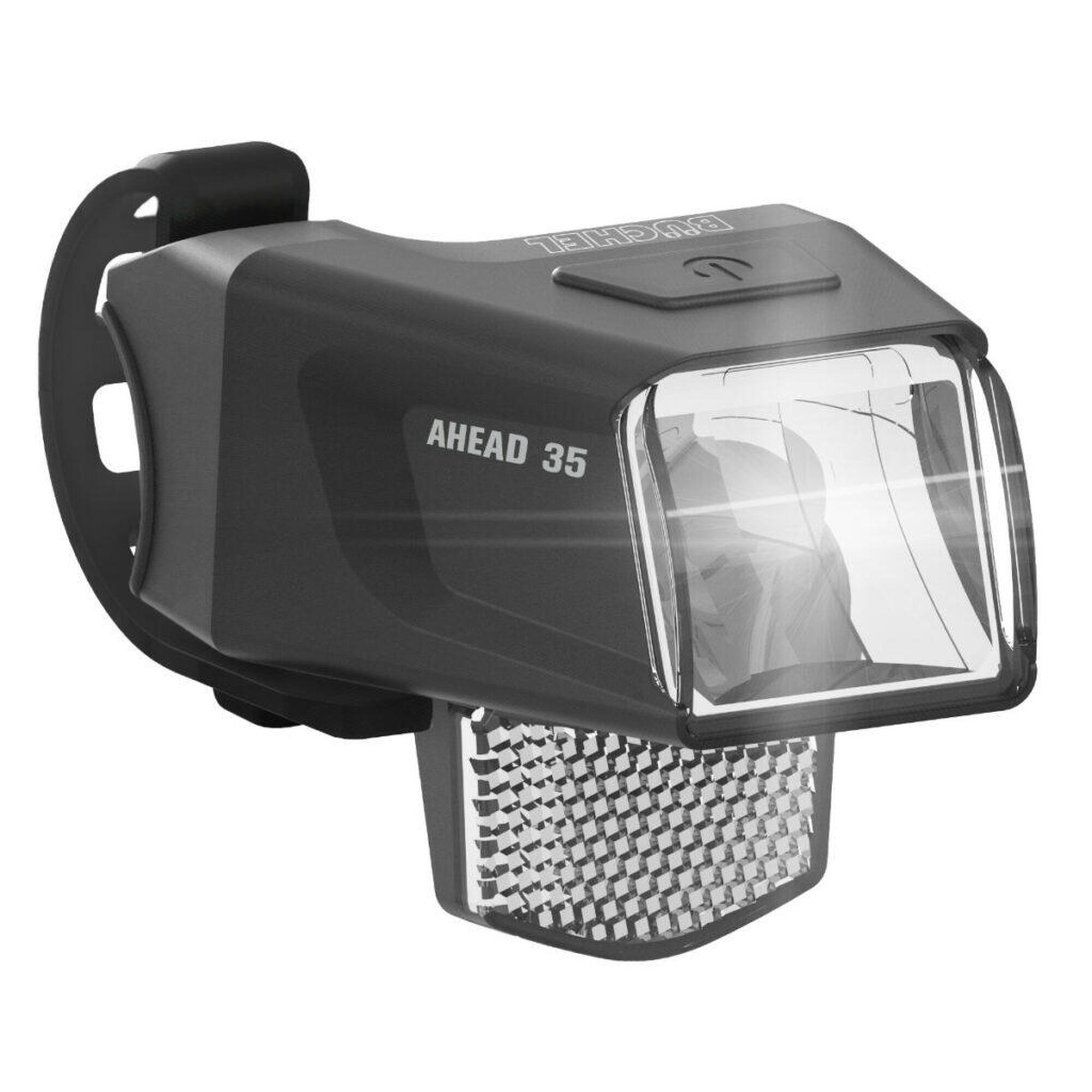 Reflektor Przedni Led "Ahead 35" - Czarny