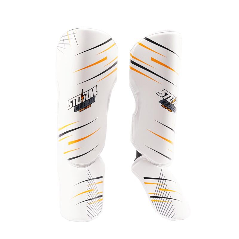 Ochraniacze na piszczele StormCloud StarFall Biało-Żółte XL