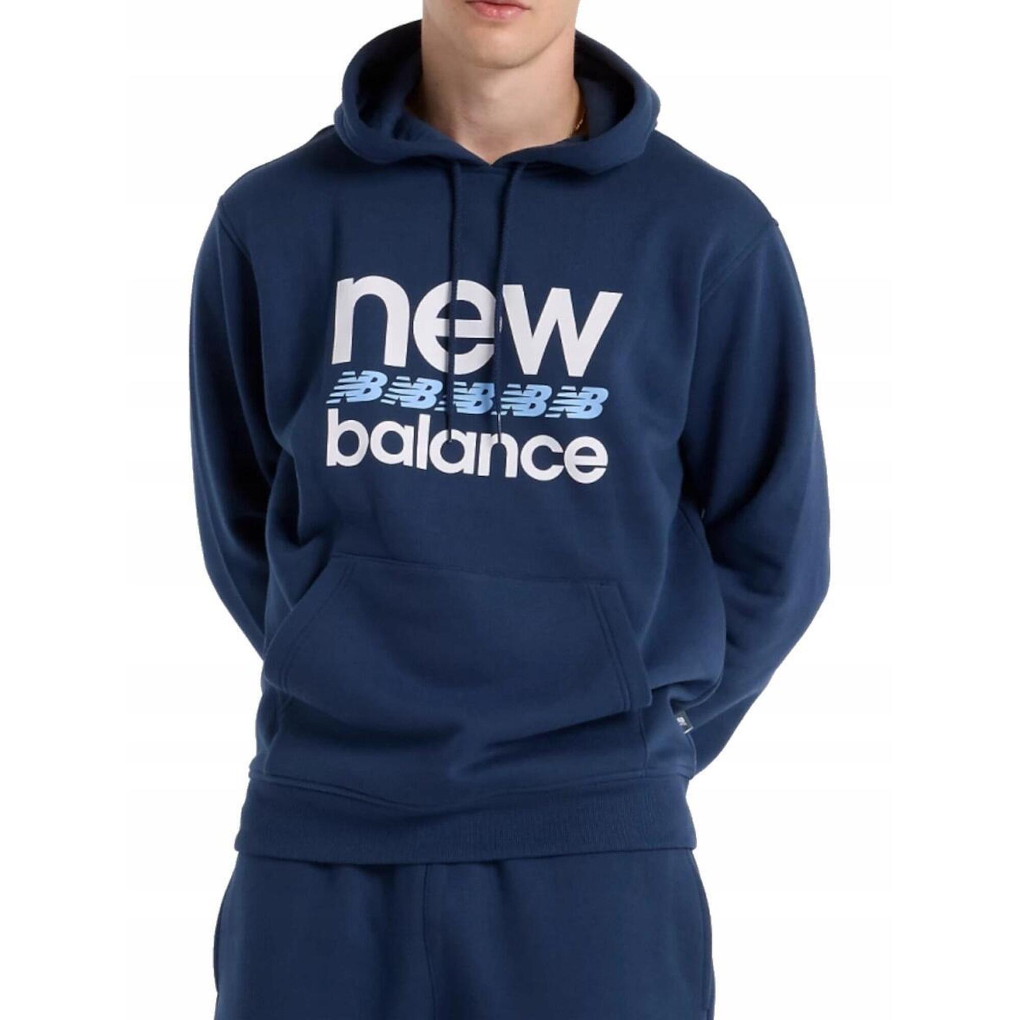 BLUZA męska NEW BALANCE MT51941NNY sportowa z kapturem ciepła