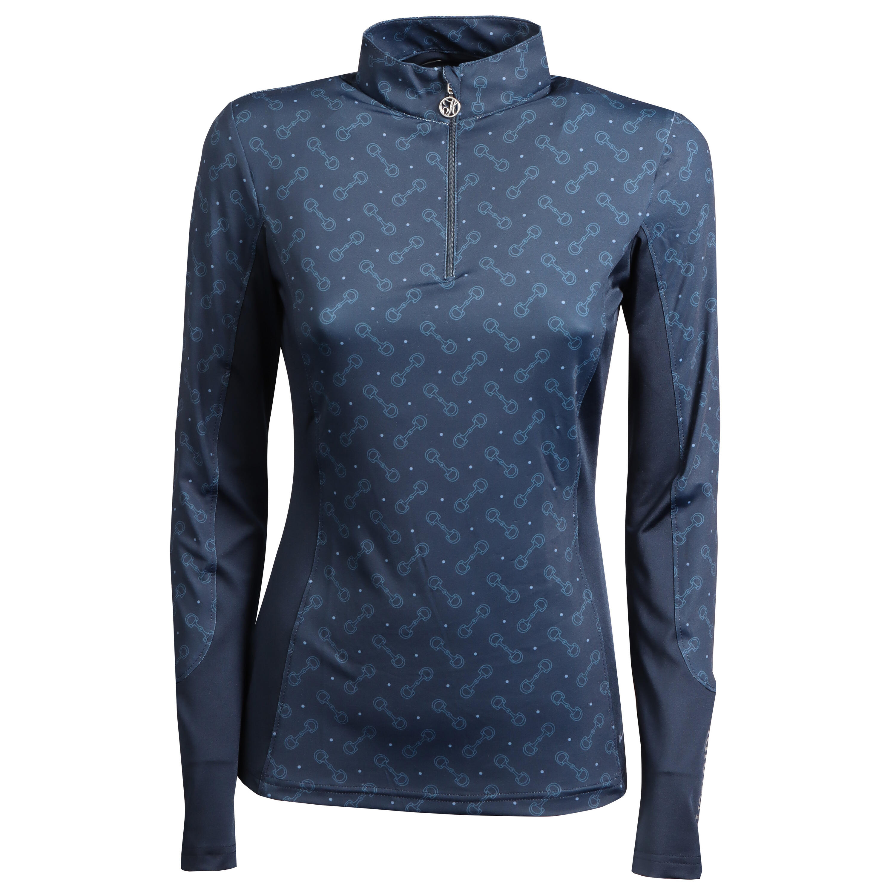 Damska koszulka do jazdy konnej Harry's Horse Just Ride Retro