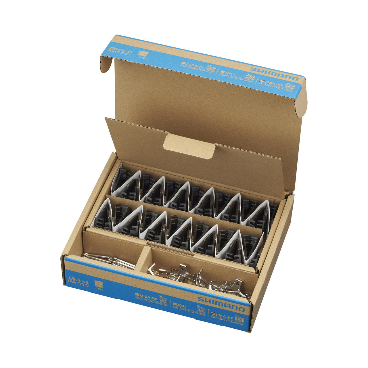 Klocki hamulcowe do rowerów Shimano J05A (x25)