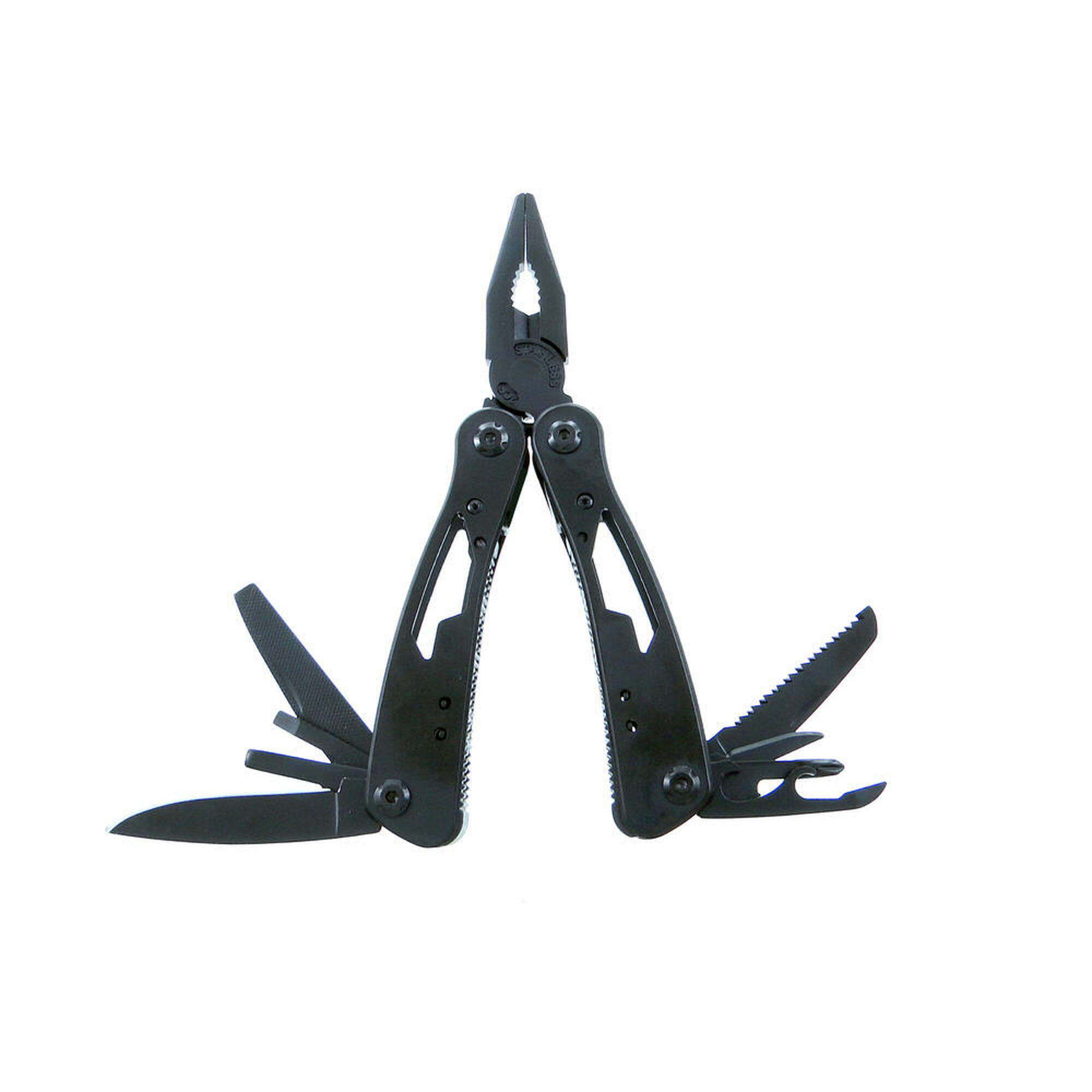 Multitool wielofunkcyjny z bitami czarny MT-029