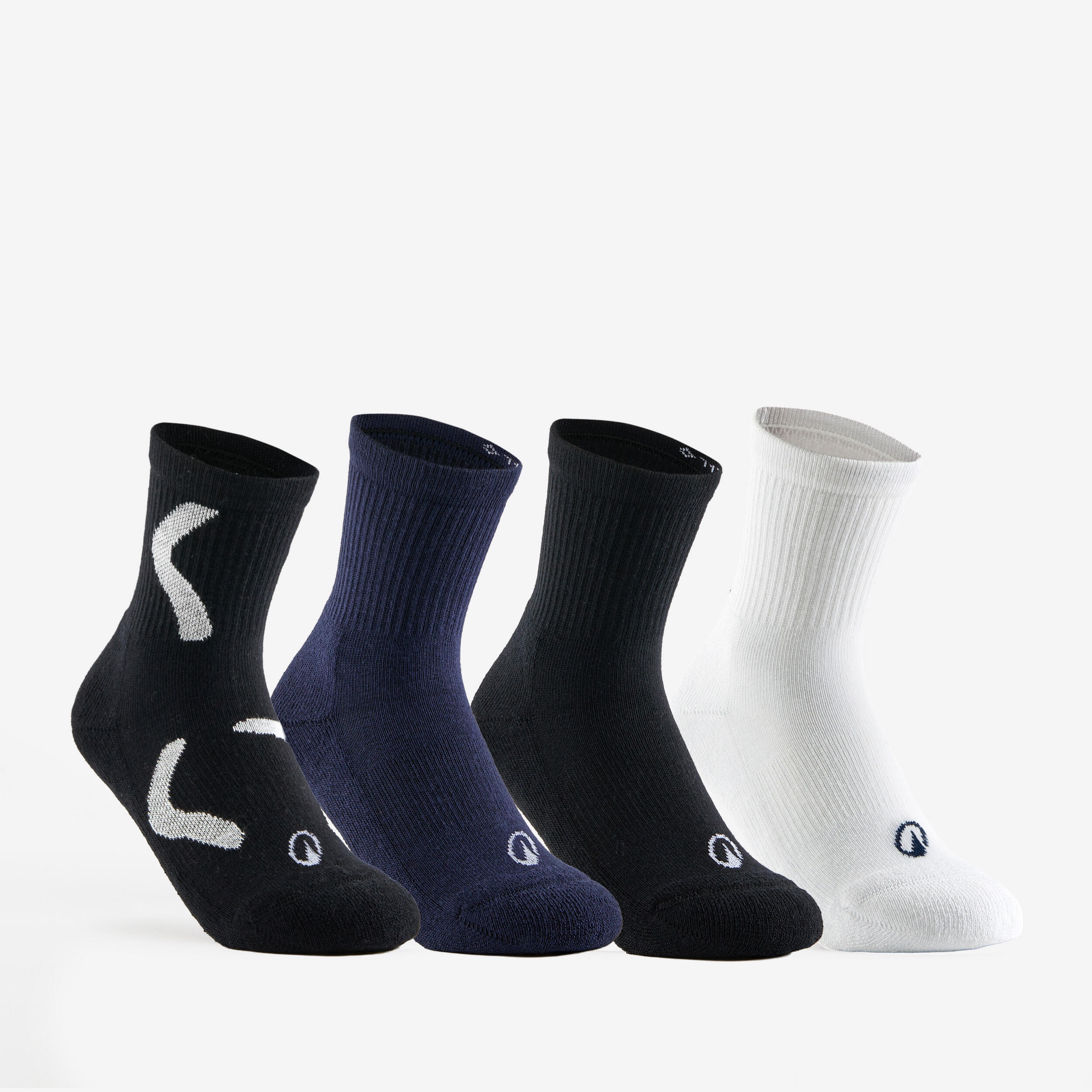 Skarpety sportowe tenis dla dzieci RS300 wysokie 4 pary