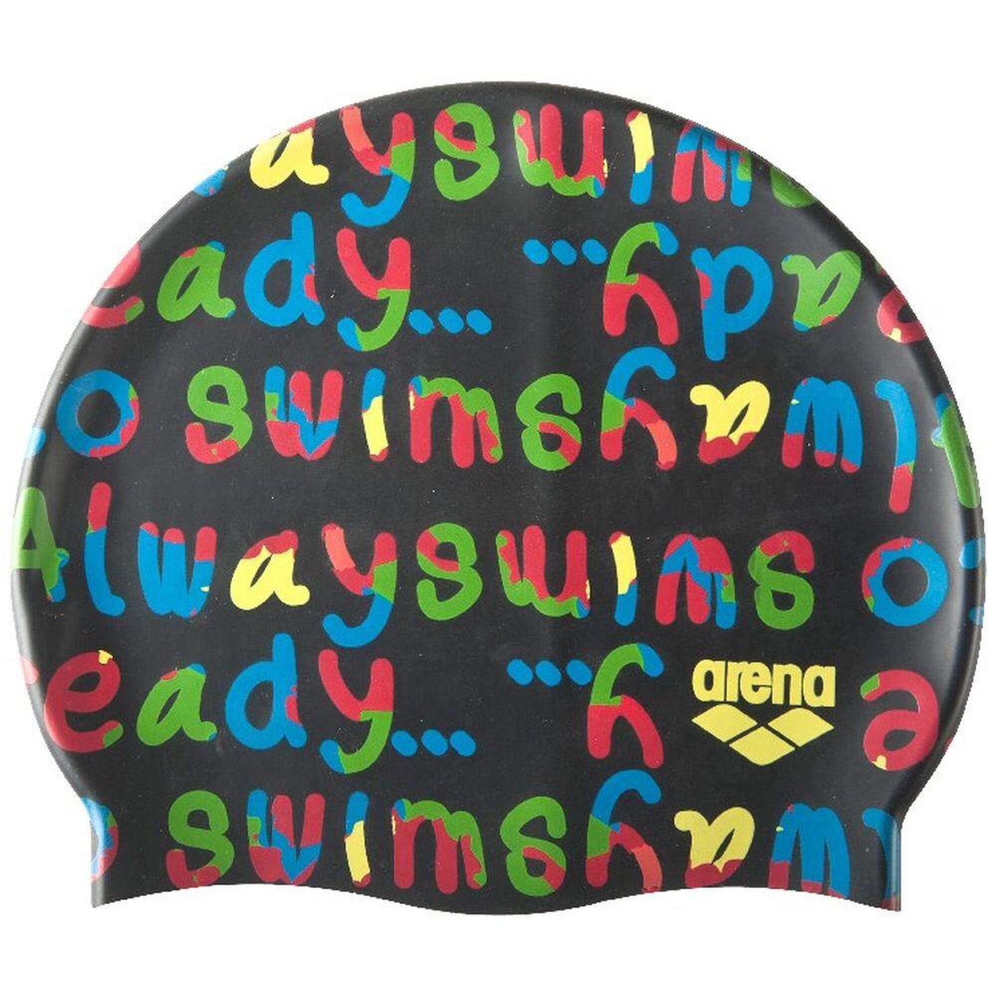 Czepek pływacki juniorski silikonowy treningowy na basen Arena Junior Print