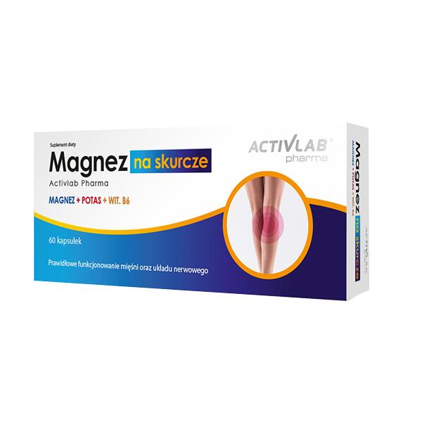 Magnez Potas Witamina B6 NA SKURCZE Activlab Pharma