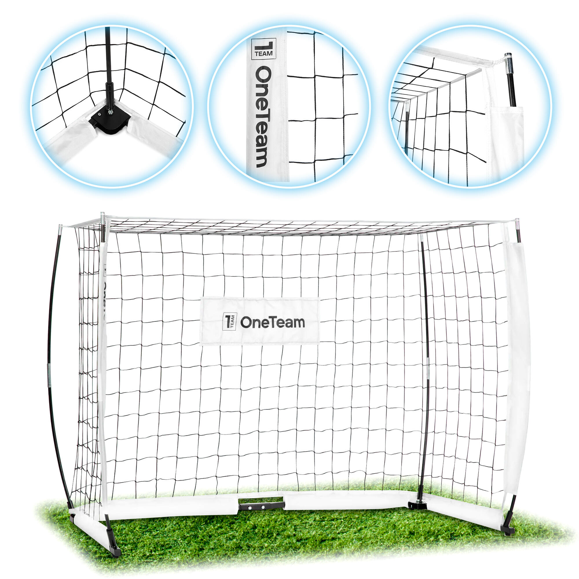 Bramka do piłki nożnej OneTeam Flex Square 180 x 120 cm