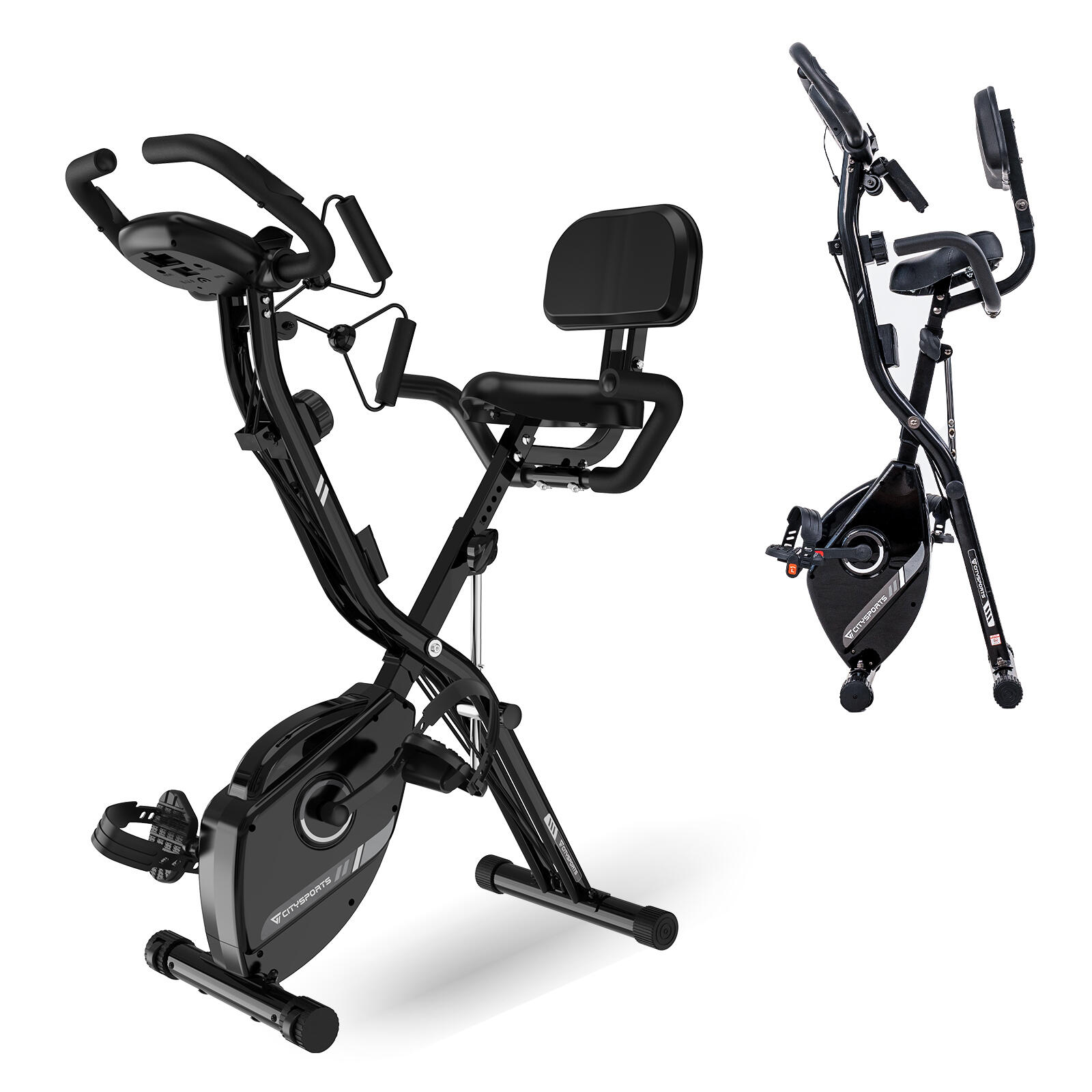 Składany rower treningowy, X-Bike, magnetyczny