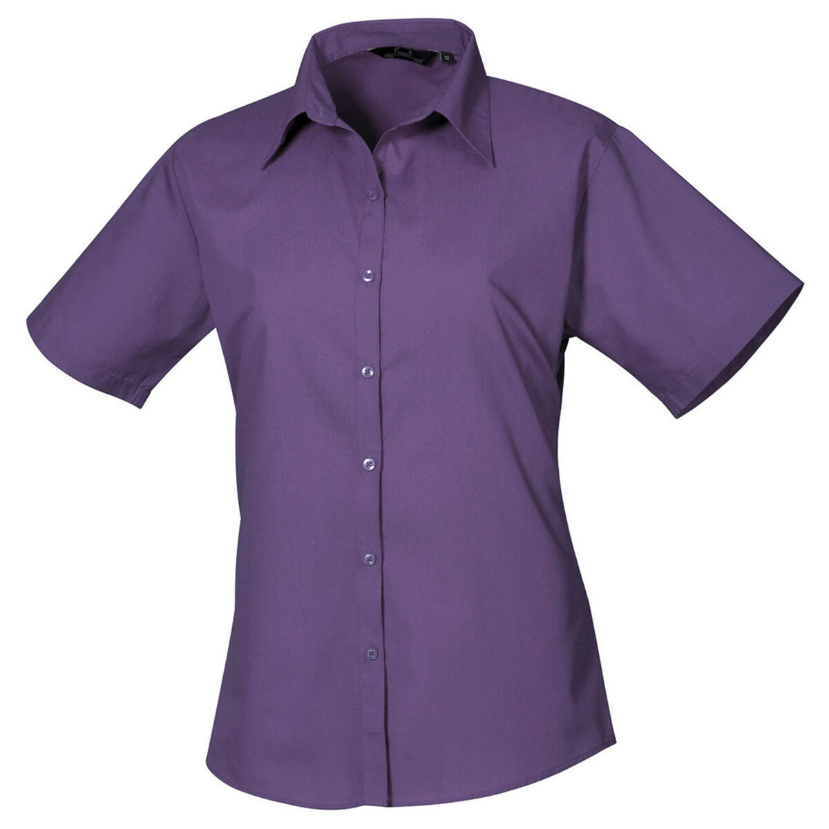 Bluzka Damska Z Krótkim Rękawem Z Popeliny