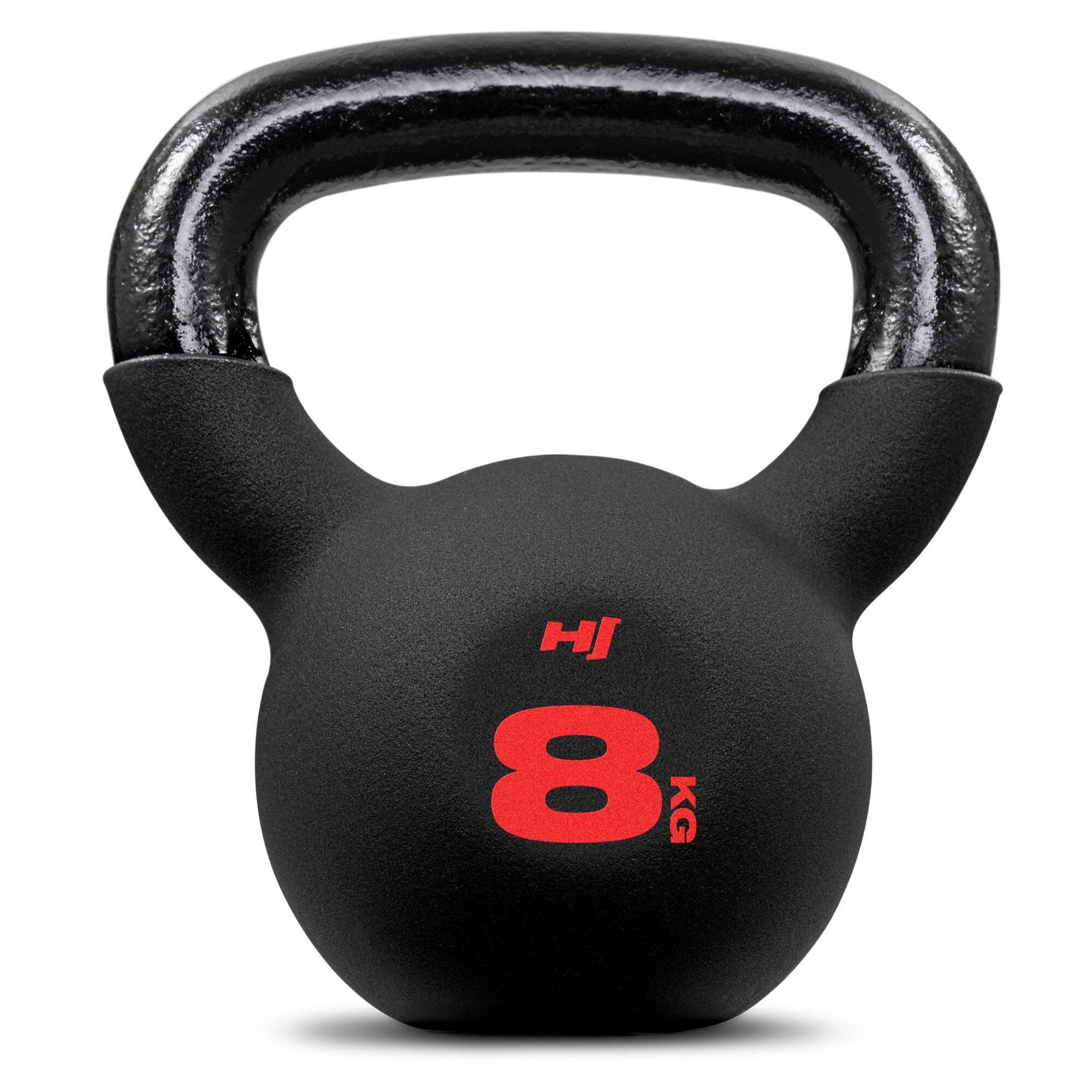 Kettlebell żeliwny do treningu siłowego Hop-Sport HS-IB008KB 8kg