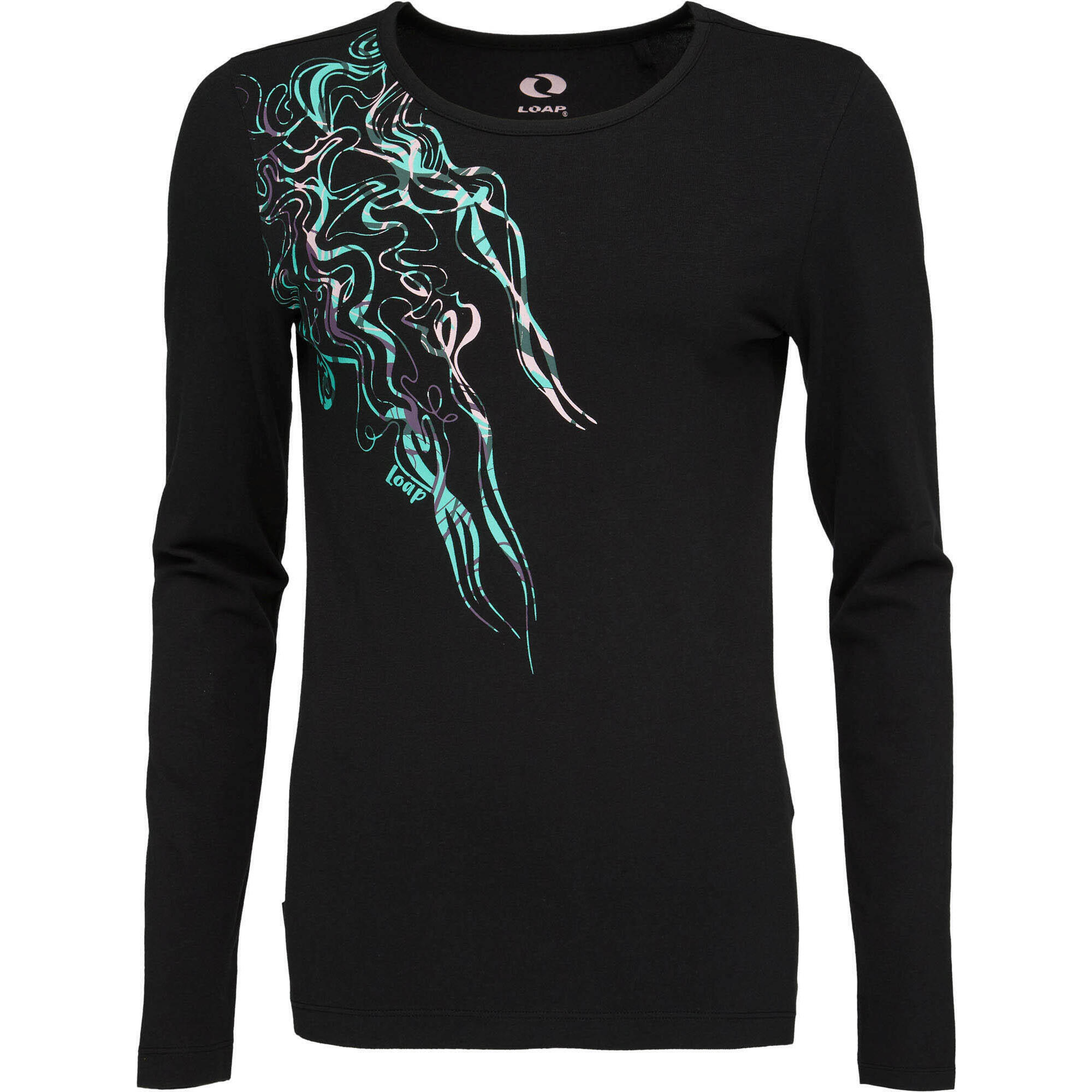 Stylowa Koszulka Damska Abmora Czarna L - Komfort i Elegancja